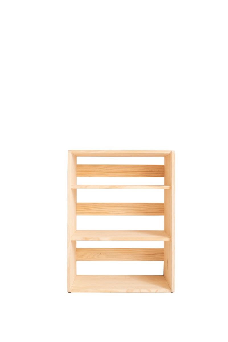 Étagère à livres montessori Blanca pin naturel Étagère à livres montessori Blanca pin naturel