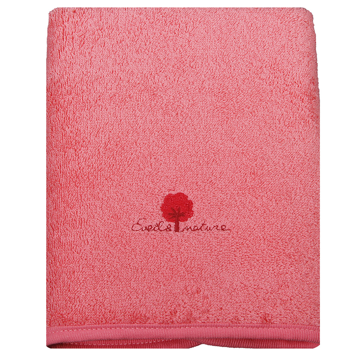 Serviette éponge 50x90 cm Coton bio Corail Serviette éponge 50x90 cm Coton bio Corail