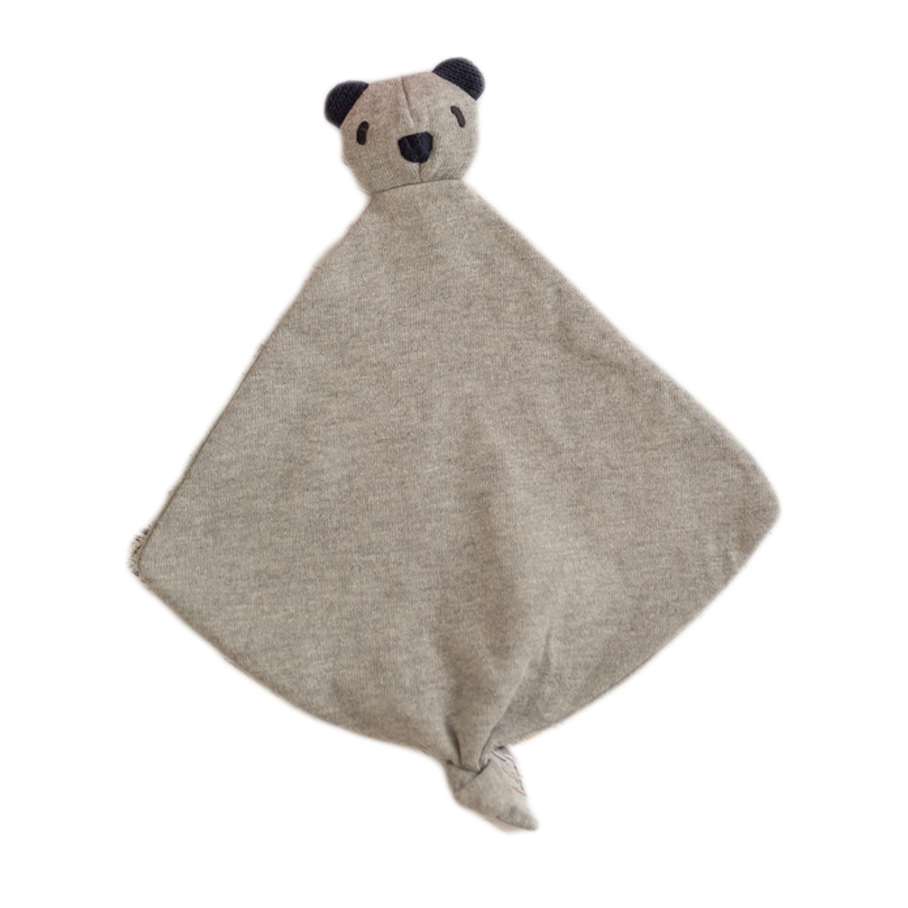 Doudou Teddy Bear 100% coton gris