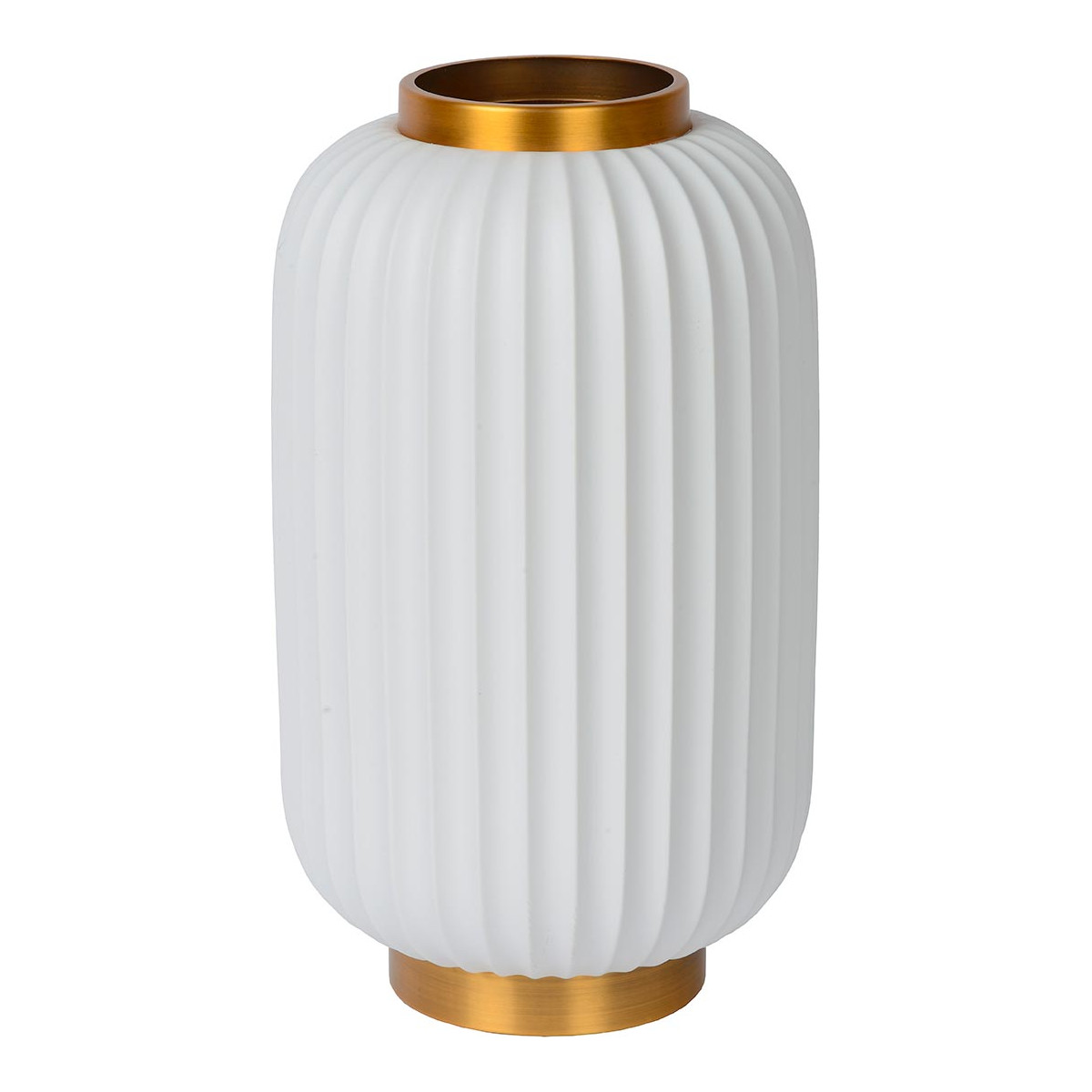 Lampe De Table en porcelaine blanc 33,7 cm