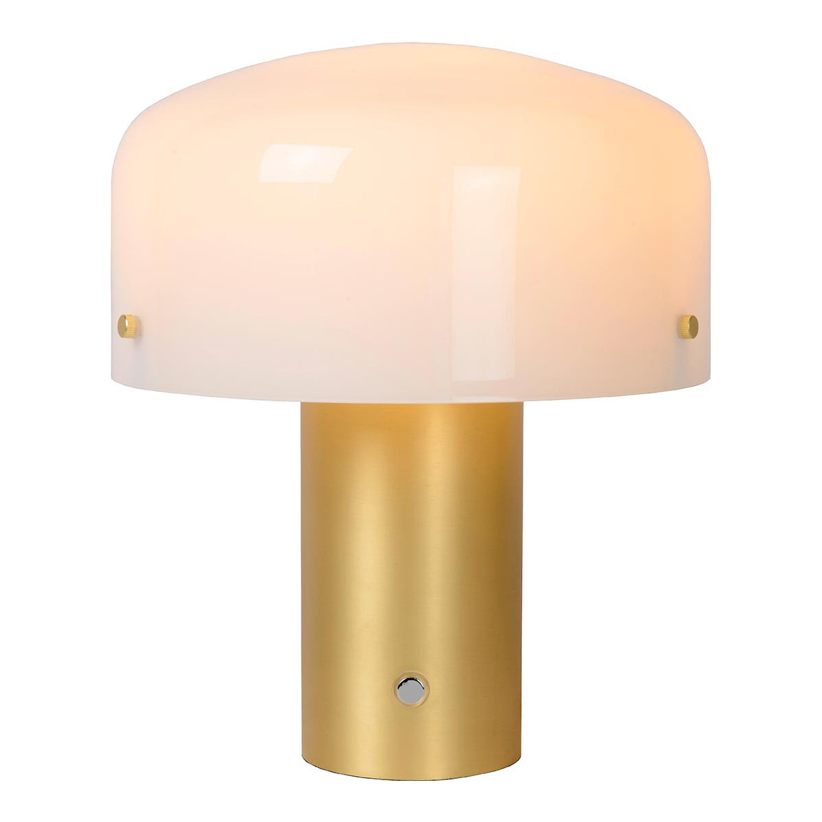 Lampe De Table en verre or mat 35 cm