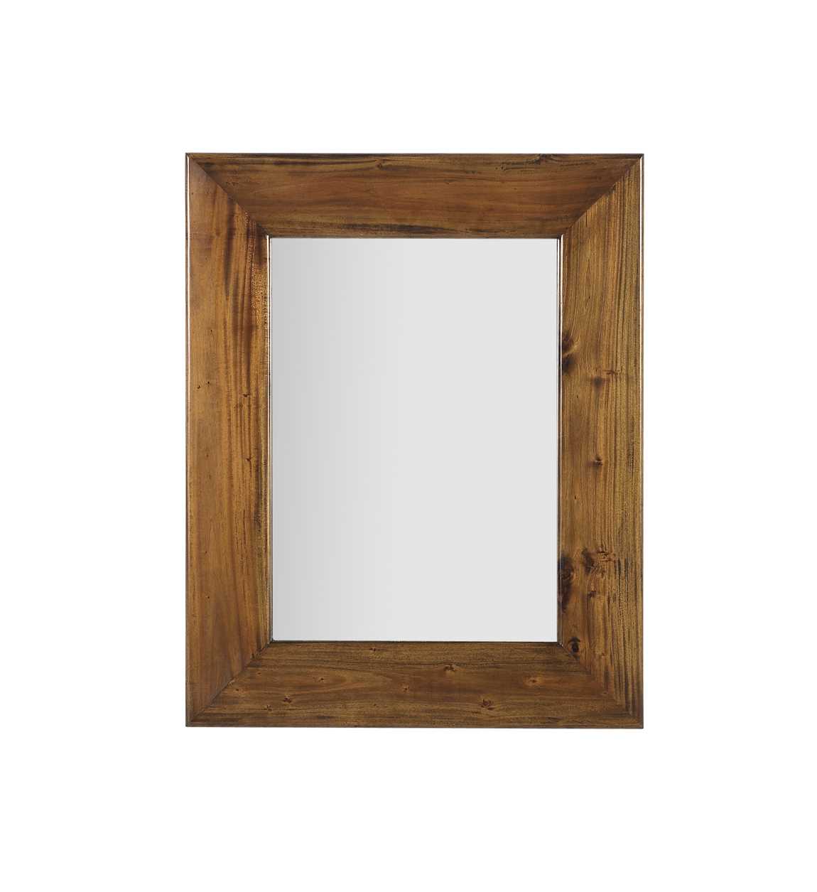 Miroir en bois d'acajou marron 80x100 Miroir en bois d'acajou marron 80x100