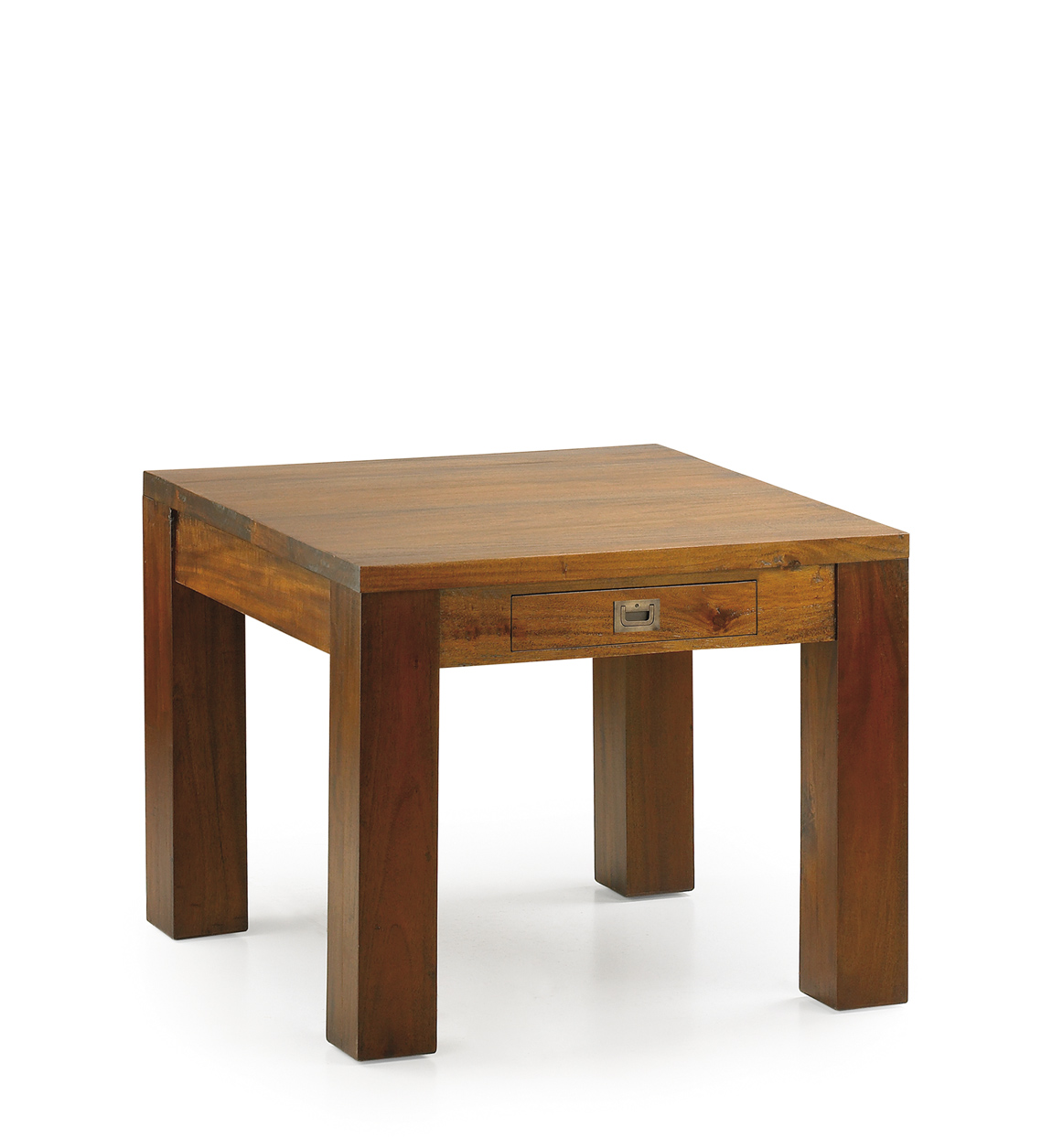 Table basse en bois d'acajou marron L60