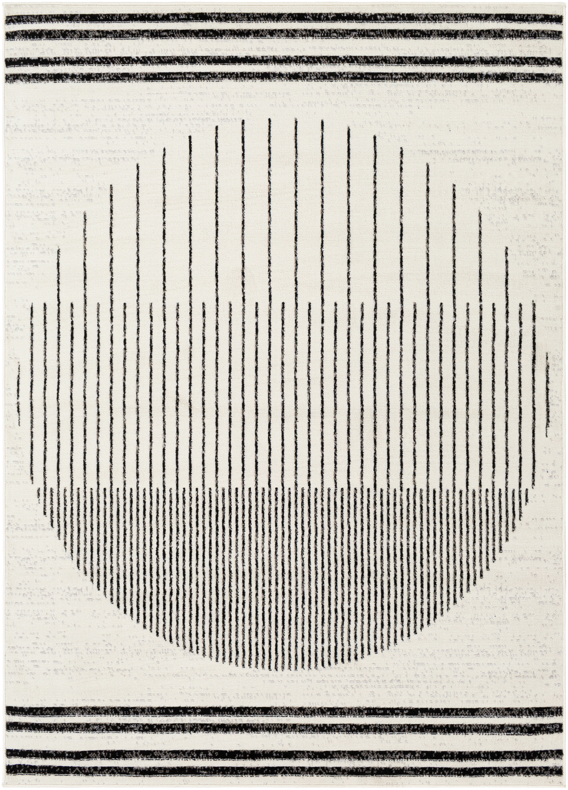 Tapis Géométrique, Noir, Ivoire, et Gris – 130x170cm