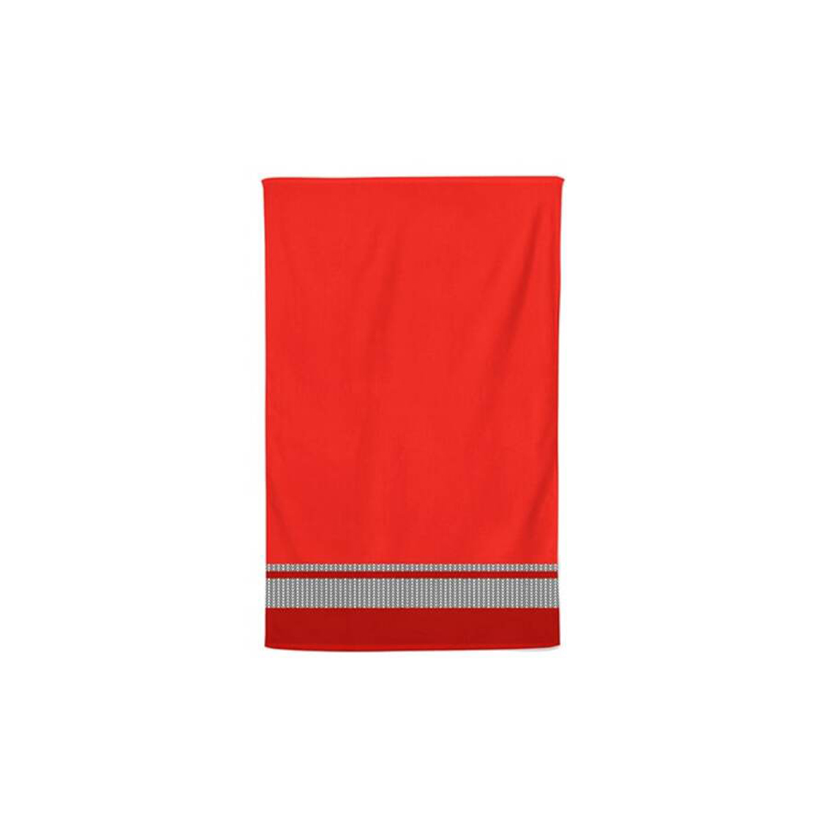 Serviette invité Rouge Cerise Coton 30x50 cm
