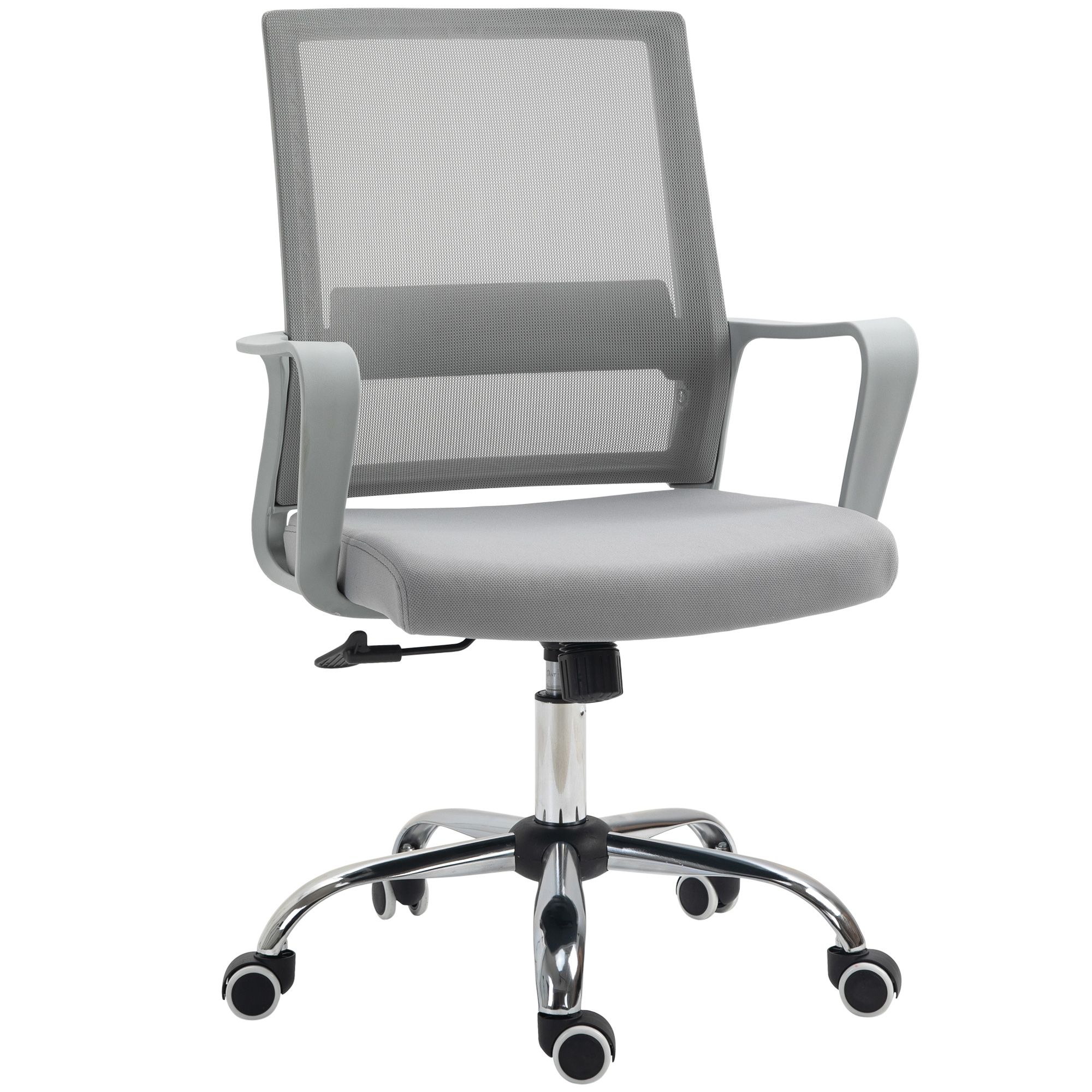 chaise de bureau ergonomique réglable revêtement maille gris