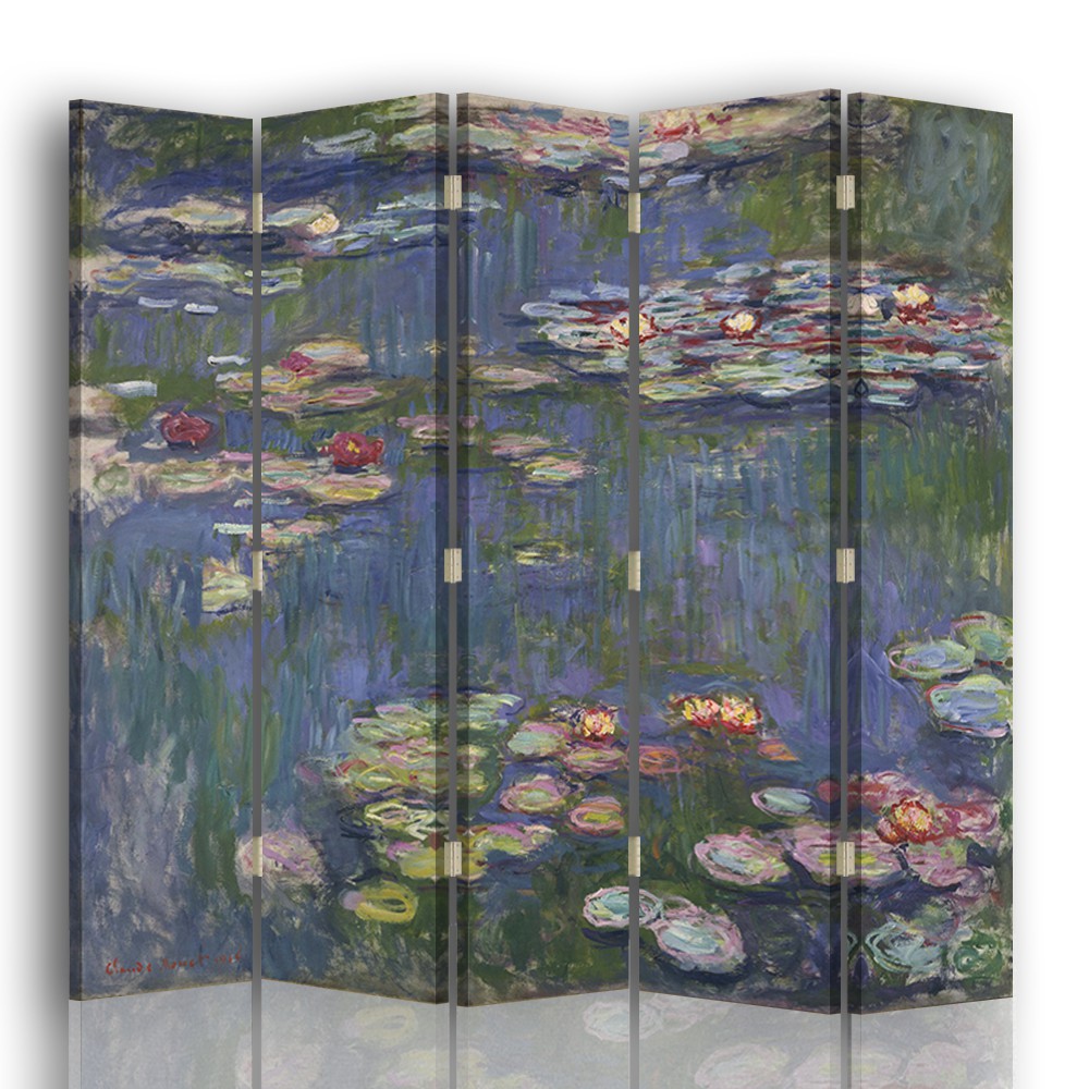 Paravent - Cloison Nymphéas - Claude Monet cm 180x170 (5 volets)