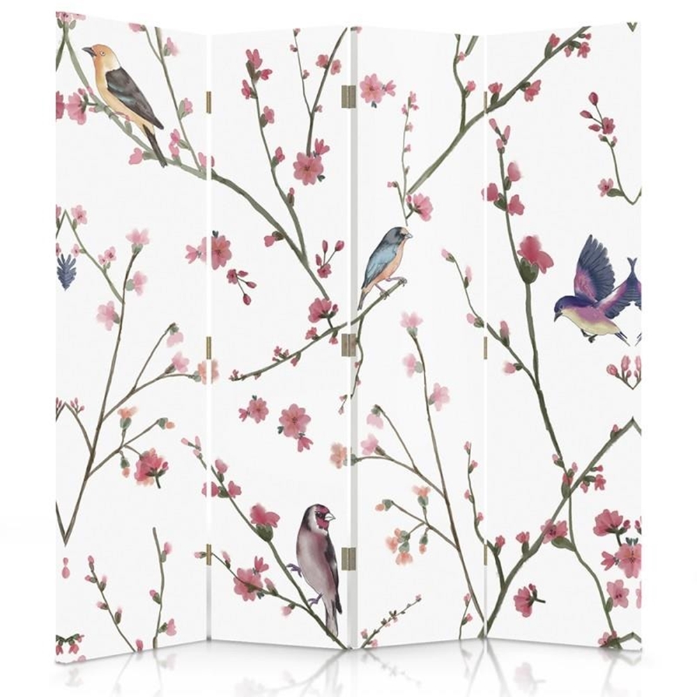 Paravent - Cloison Songbirds 145x180cm (4 volets)