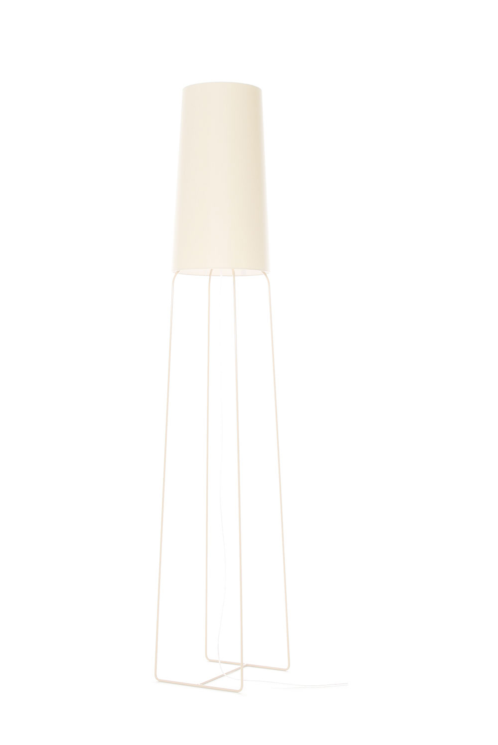 Lampe à poser slimsophie Tissus beige 33x176x33 cm