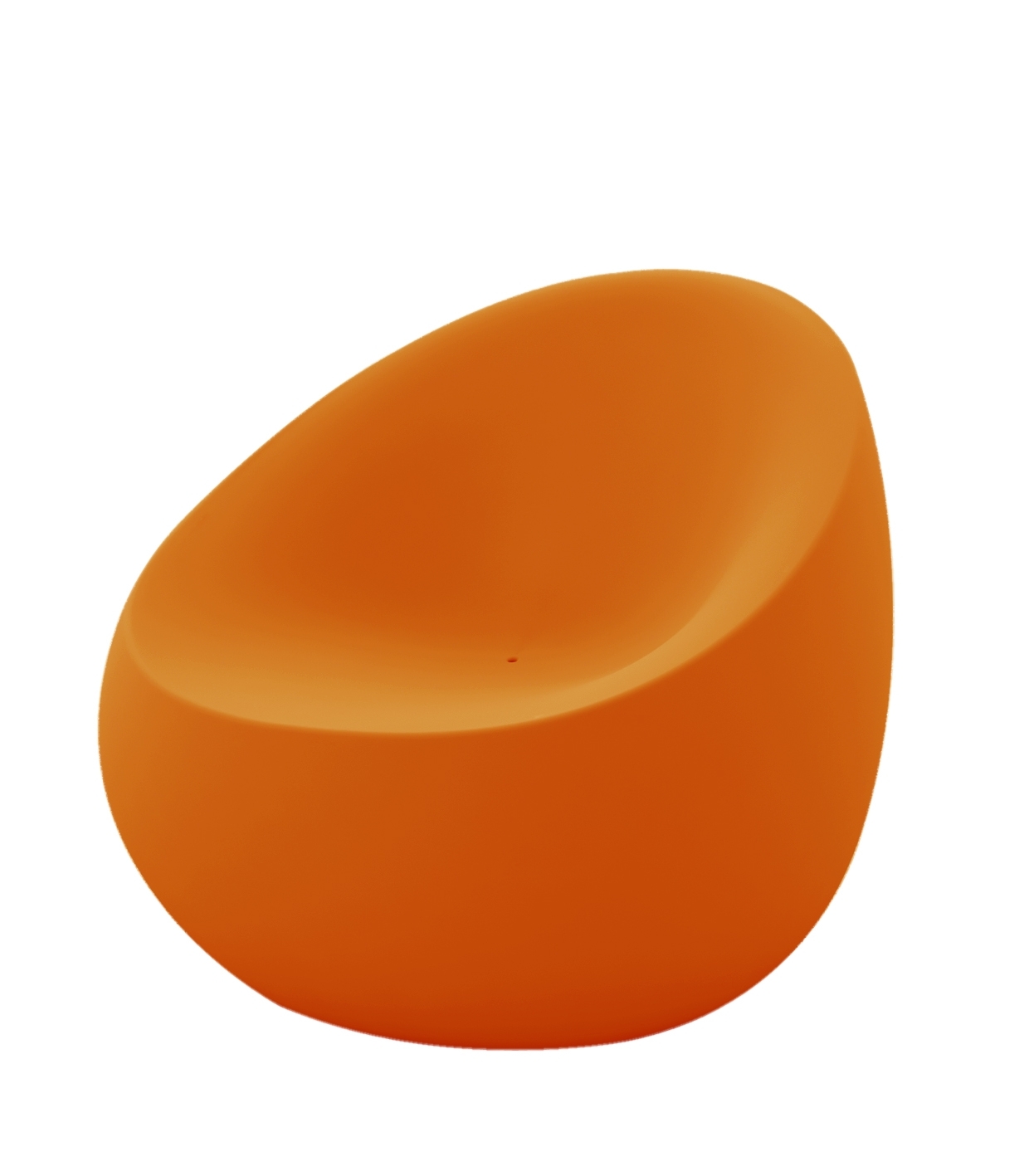 Chaise Lounge Plastique orange 88x76x81 cm