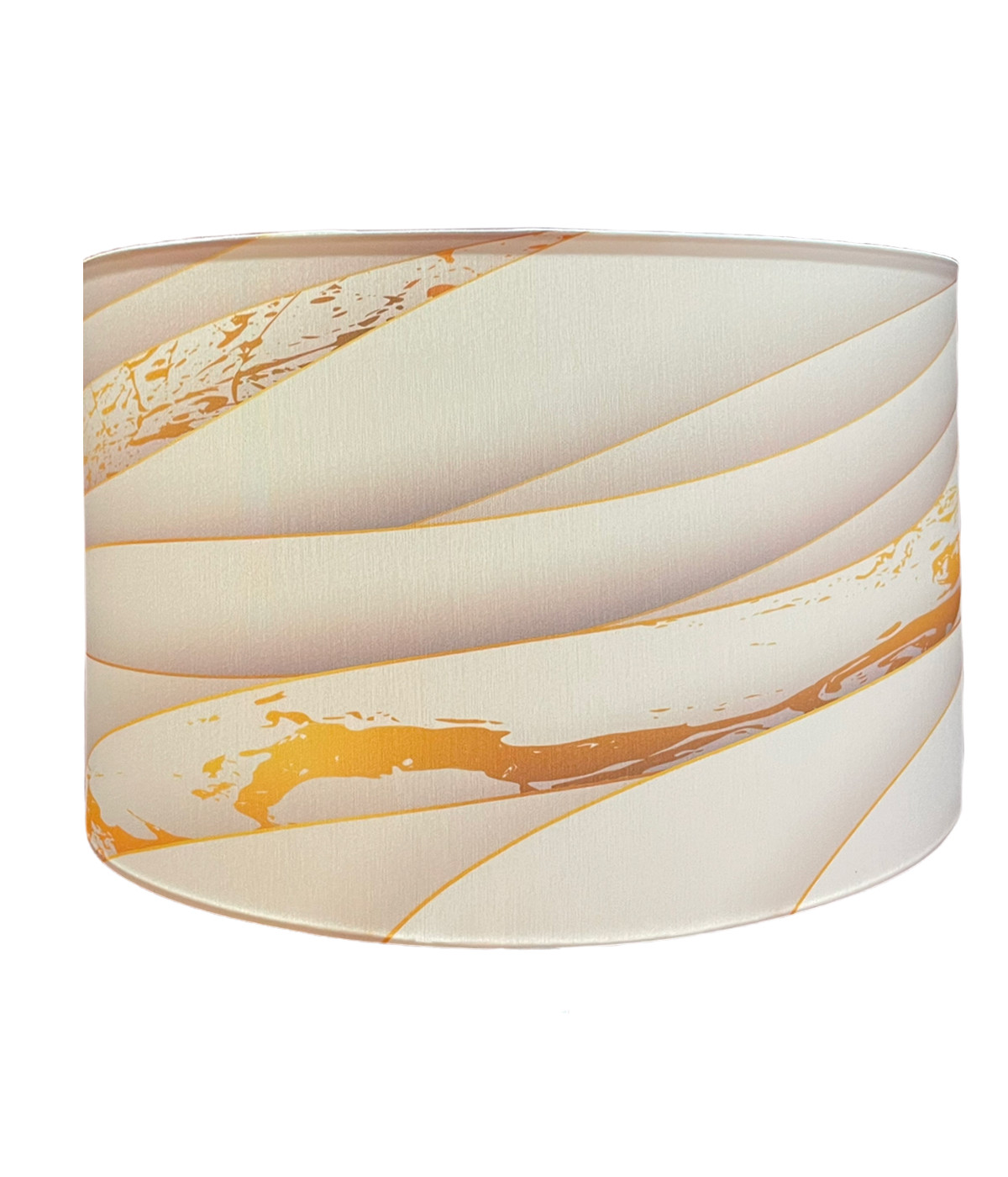 Abat-jour Rond Imprimé Linar White L T 55 x H 29 Abat-jour Rond Imprimé Linar White L T 55 x H 29