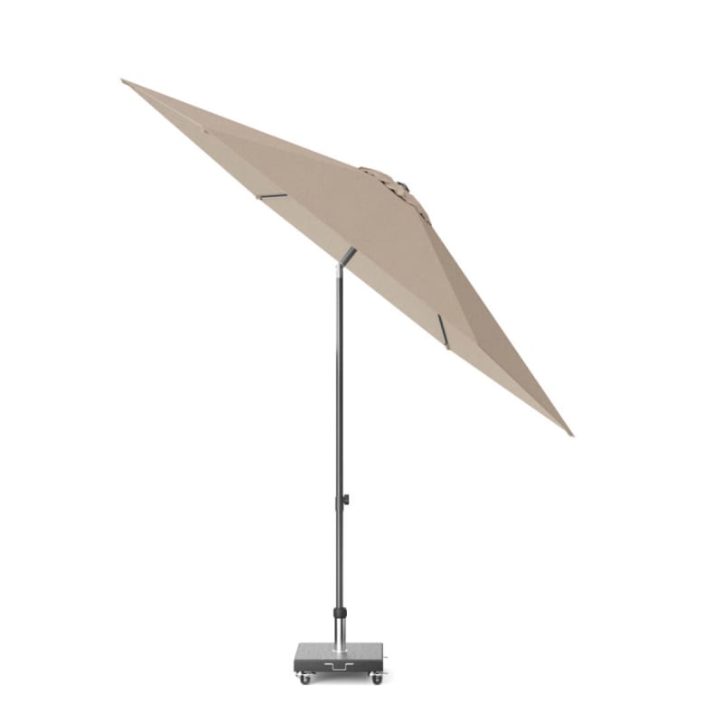 Parasol droit diamètre 2,5m taupe