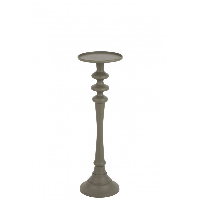 Bougeoir haut alu vert 84 cm Bougeoir haut alu vert 84 cm