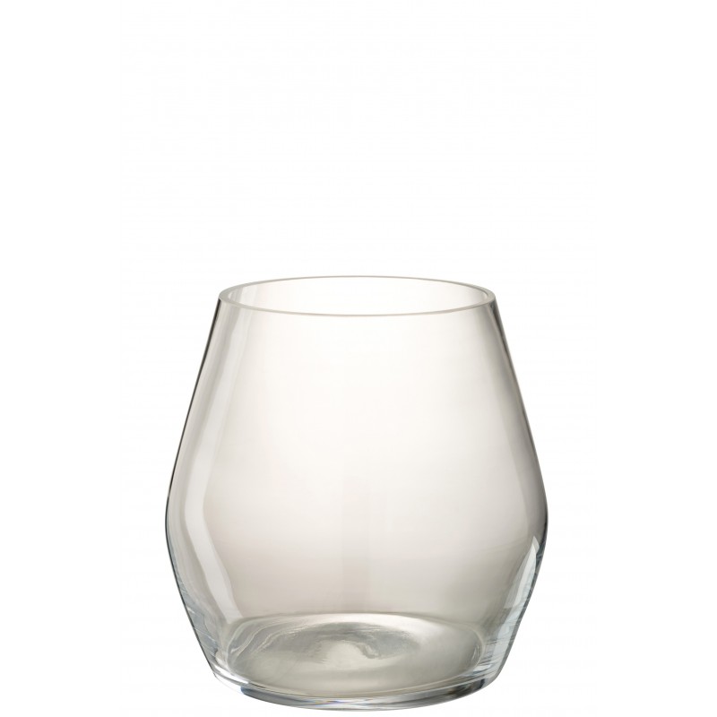Vase verre transparent H25cm