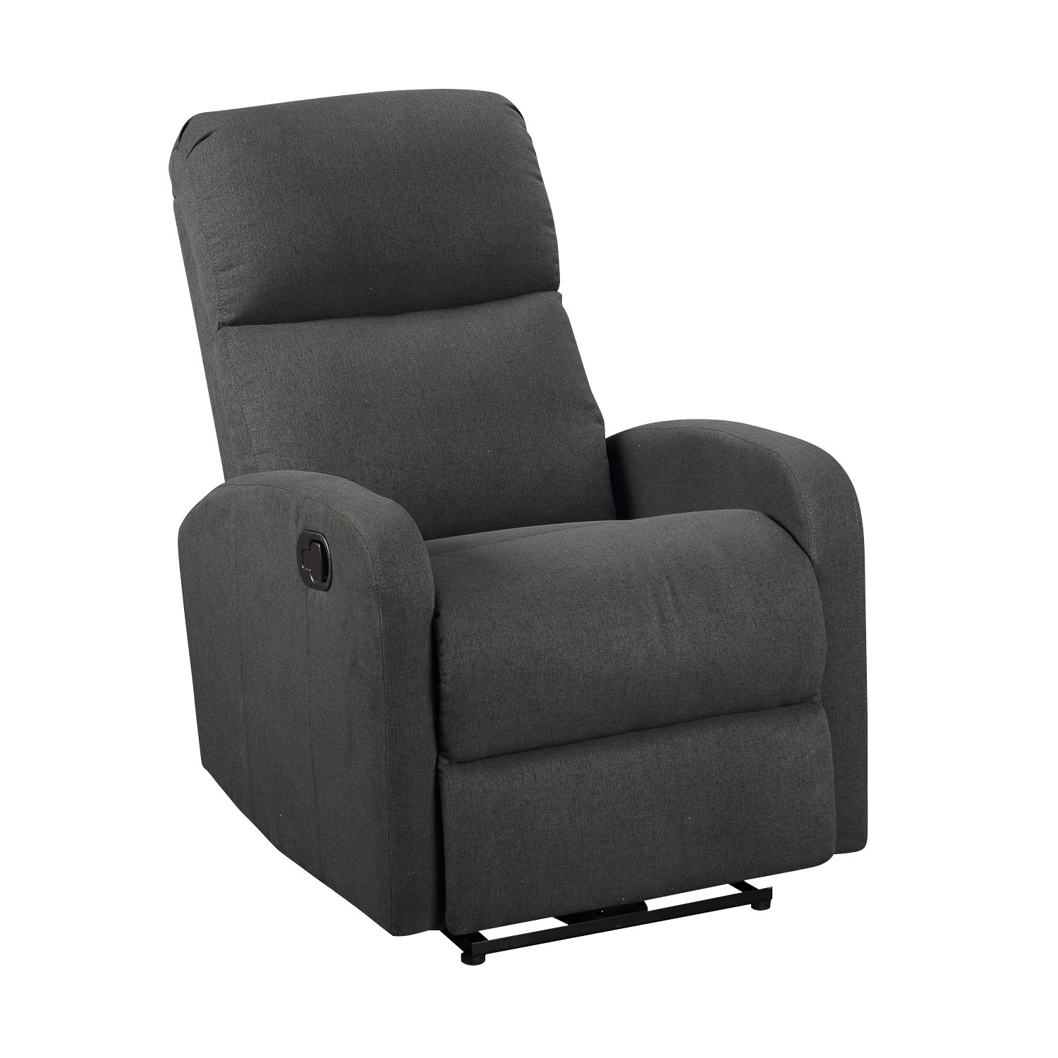 fauteuil inclinable en tissu anthracite