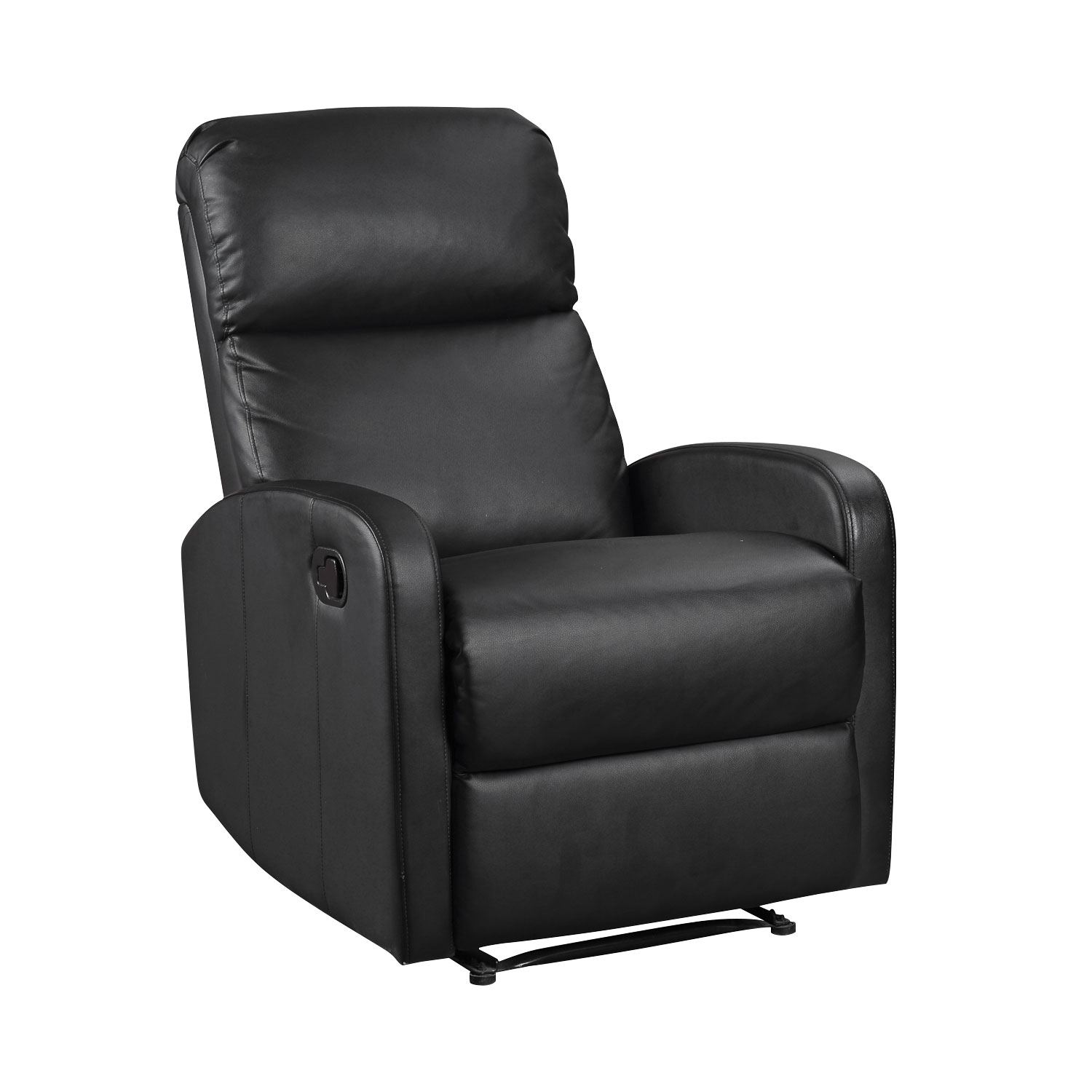 fauteuil inclinable en simili noir