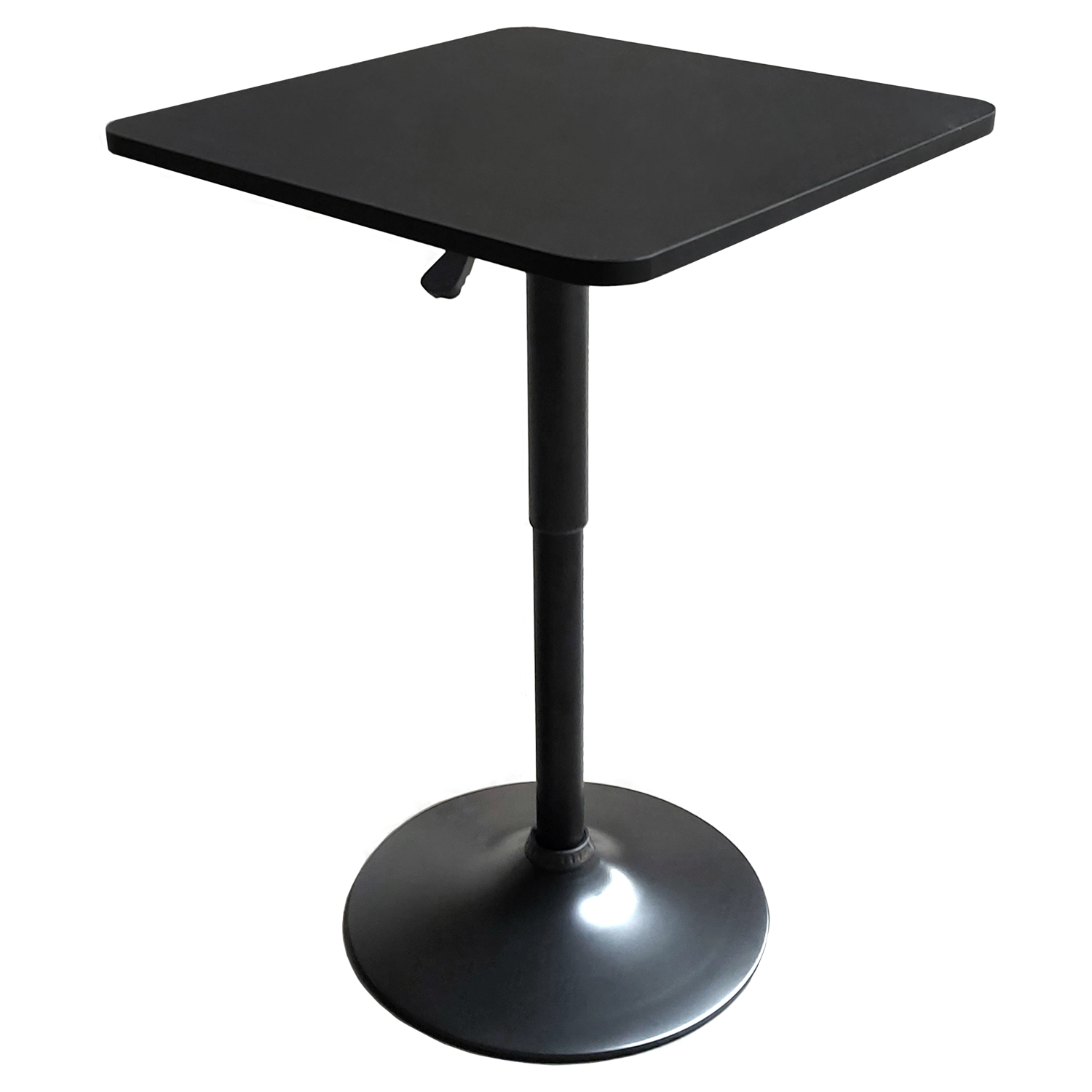Table de bar carrée noire