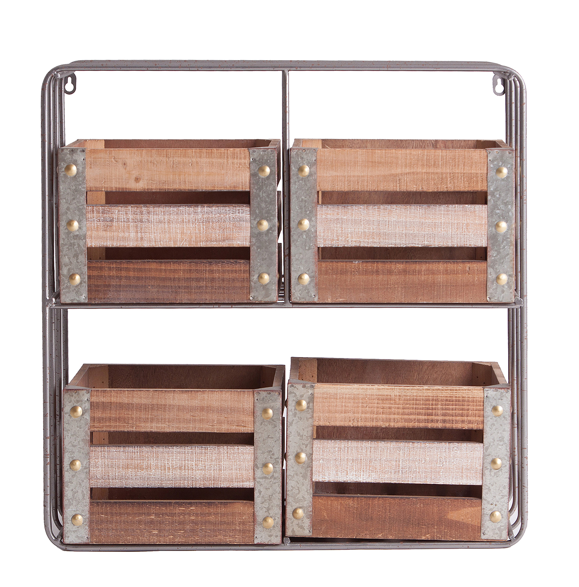 Étagère en bois mdf marron 53x20x53 cm