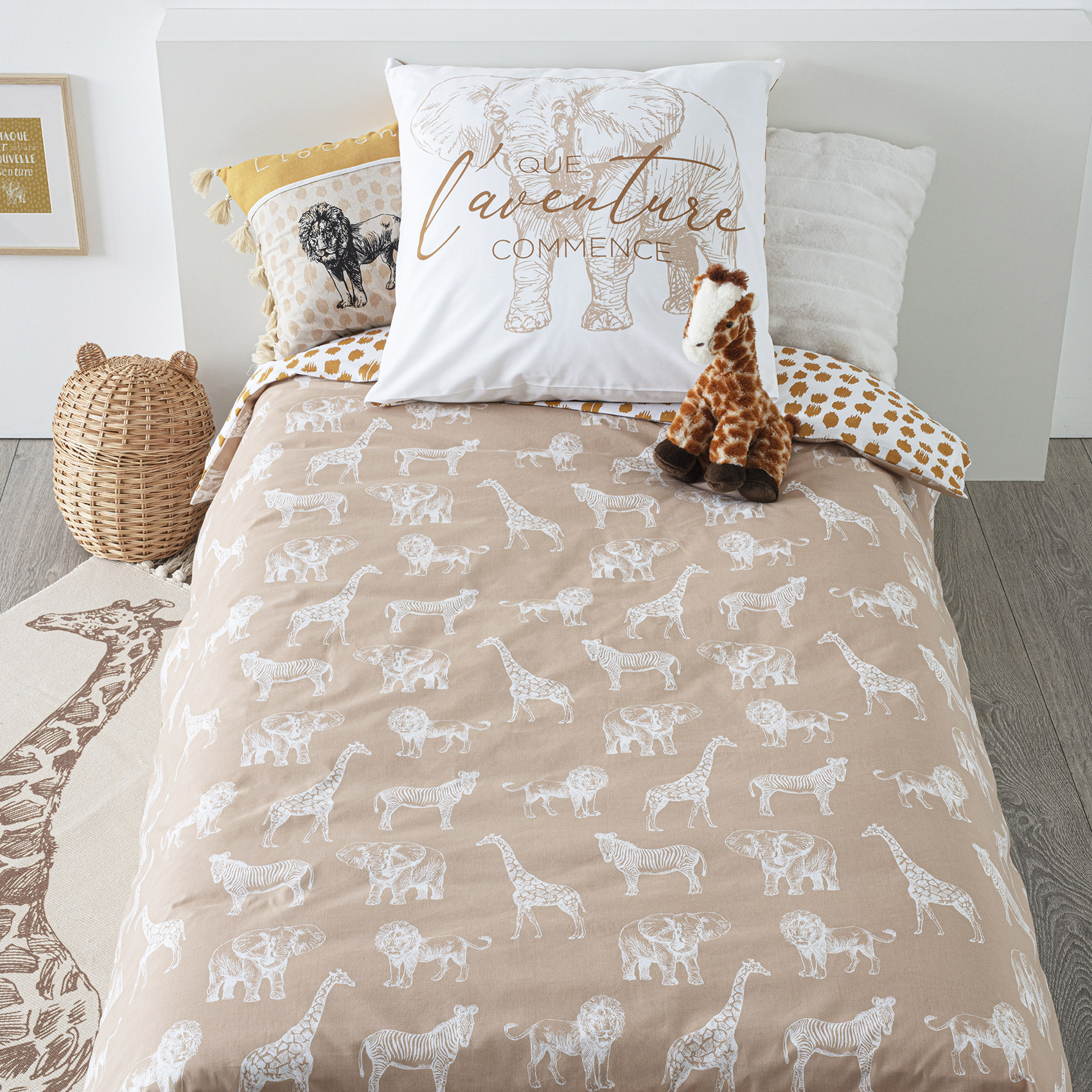 Housse de couette enfant 140x200cm + taie
