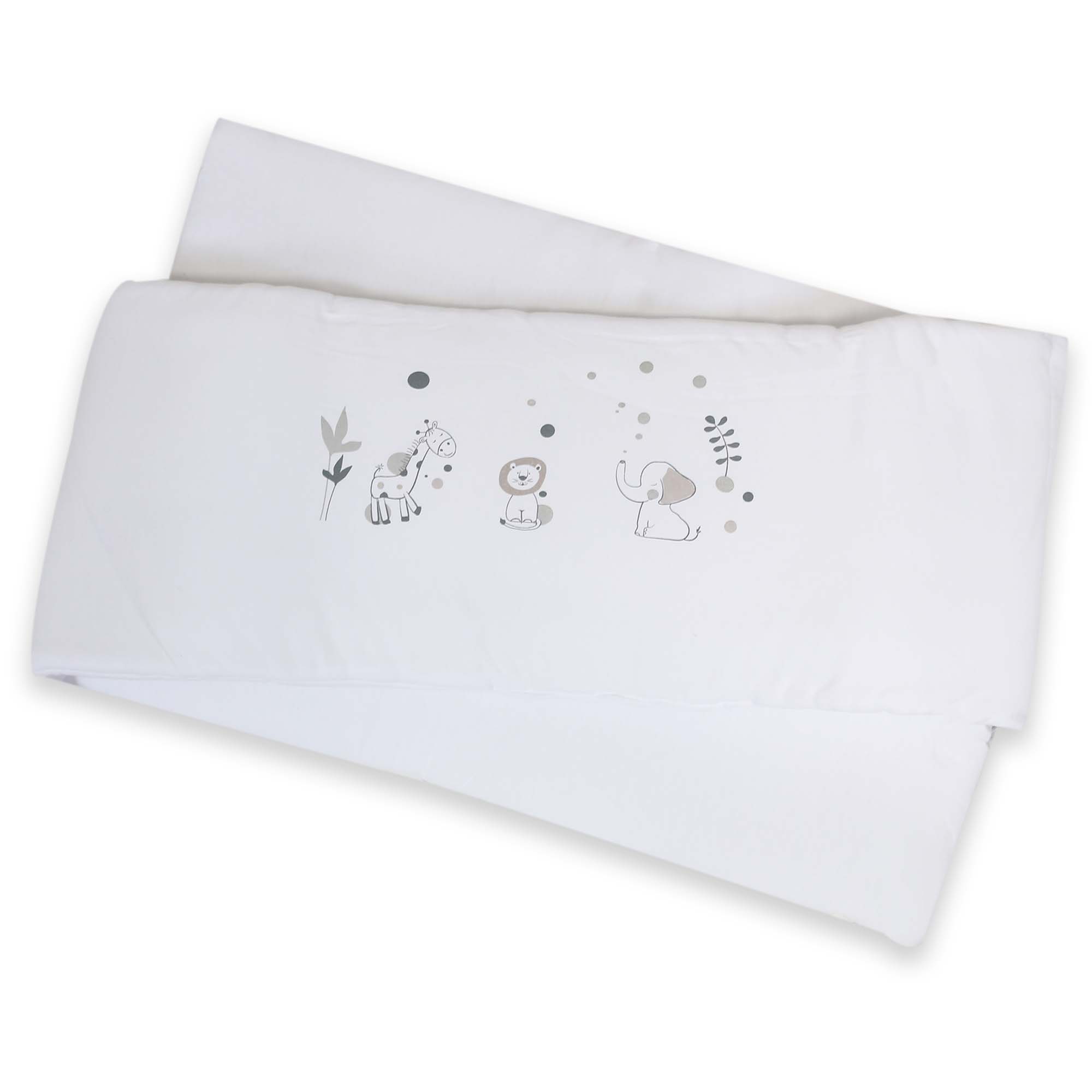 Tour de lit bébé Blanc Coton Tour de lit bébé Blanc Coton