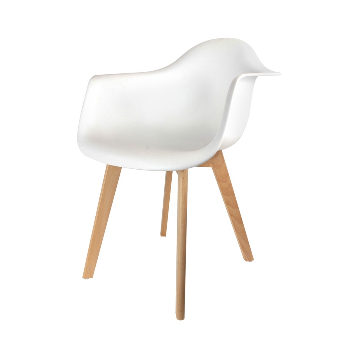 Fauteuil Scandinave blanc pour enfant