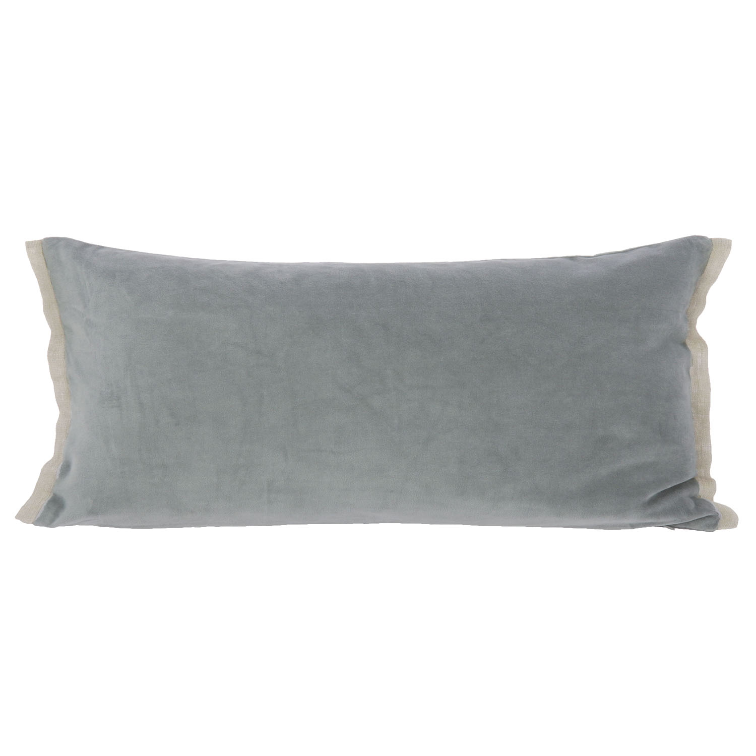 Coussin en velours 45x100 cm déhoussable souris Coussin en velours 45x100 cm déhoussable souris