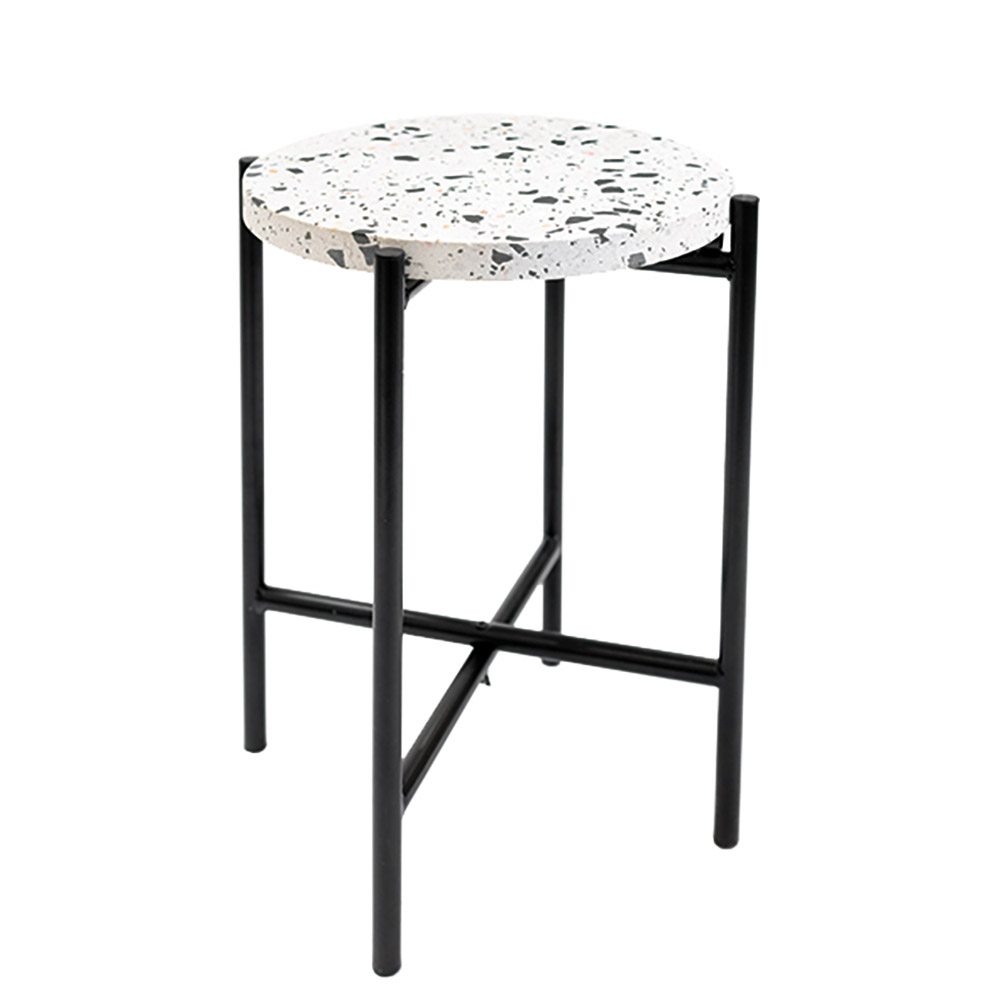 Table d'appoint terrazzo D43cm