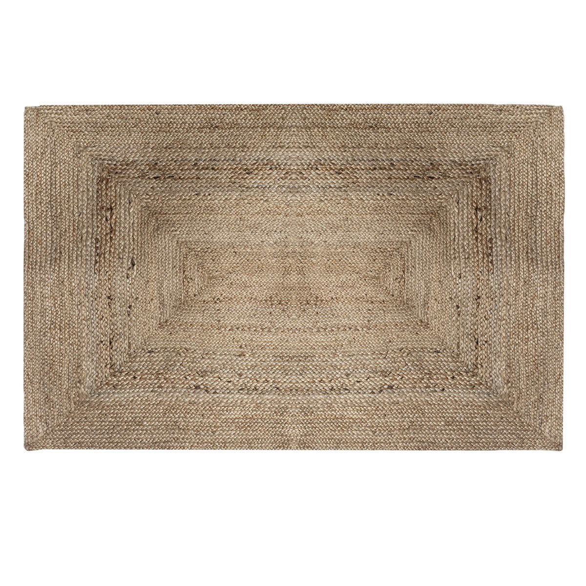 Tapis rectangle naturel en jute 120x170cm Tapis rectangle naturel en jute 120x170cm