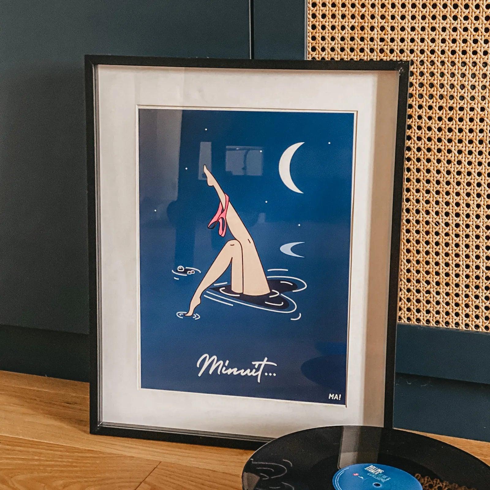 Affiche A3 édition limitée Minuit Affiche A3 édition limitée Minuit