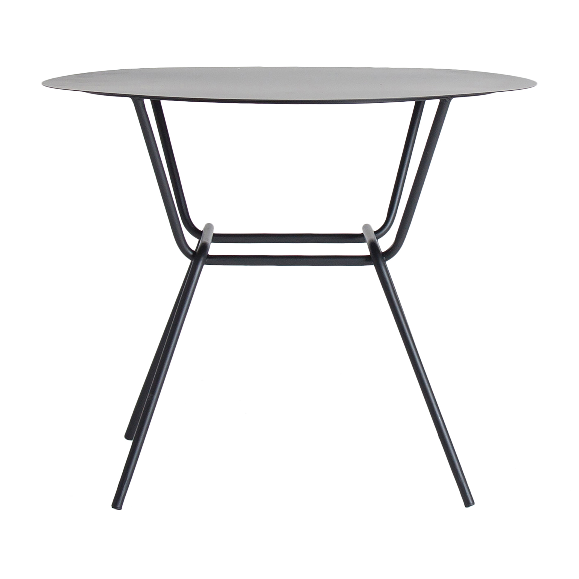 table basse en fer noir 60x60x48 cm