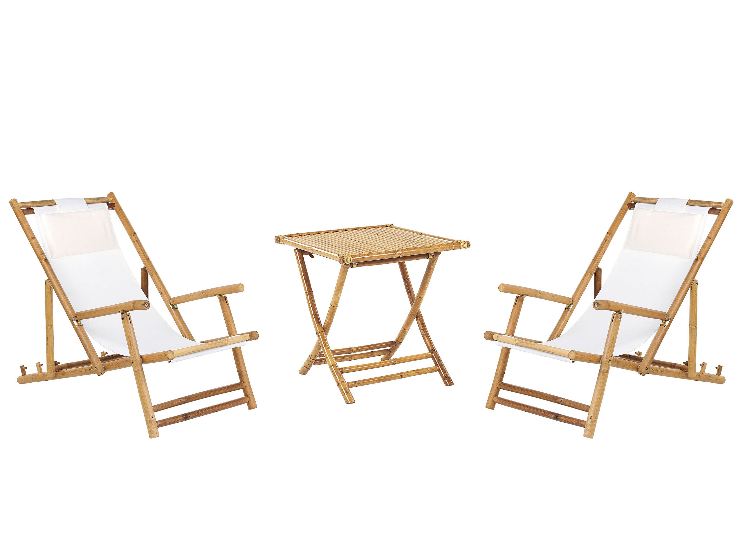 Ensemble pour bistro Bois Beige clair