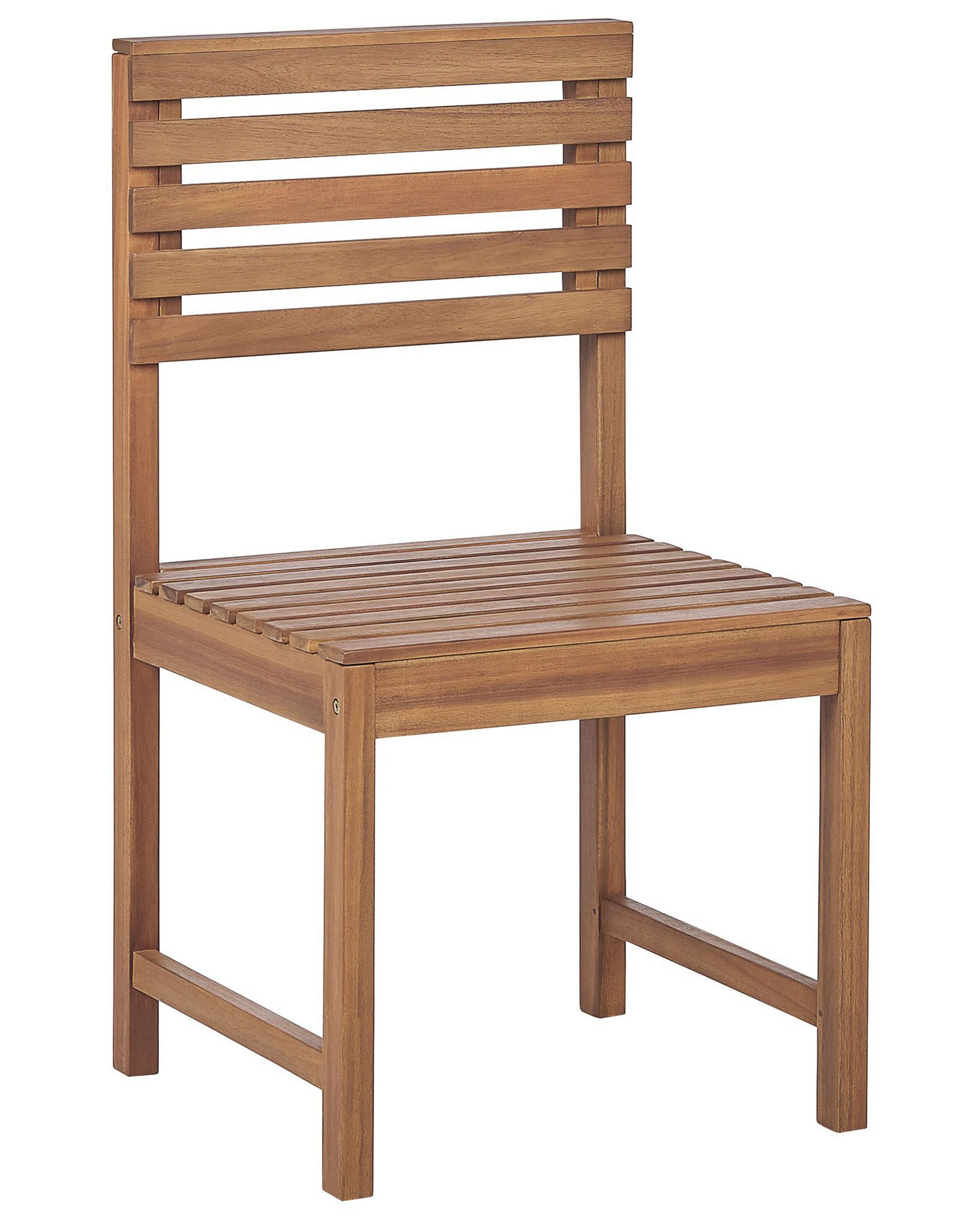 Chaise modulable en bois d'acacia