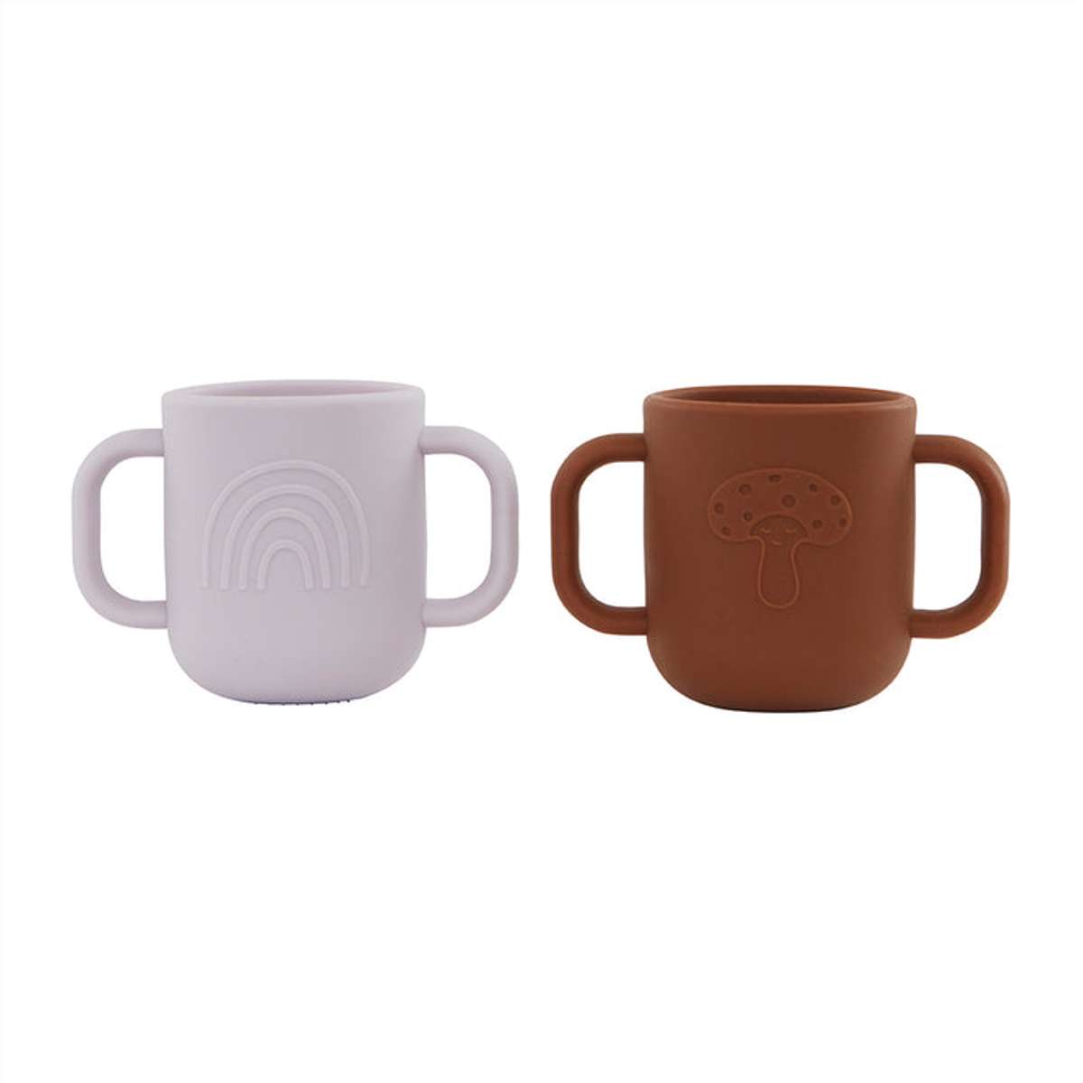 Tasse violet en silicone H7,5x11x6,5cm