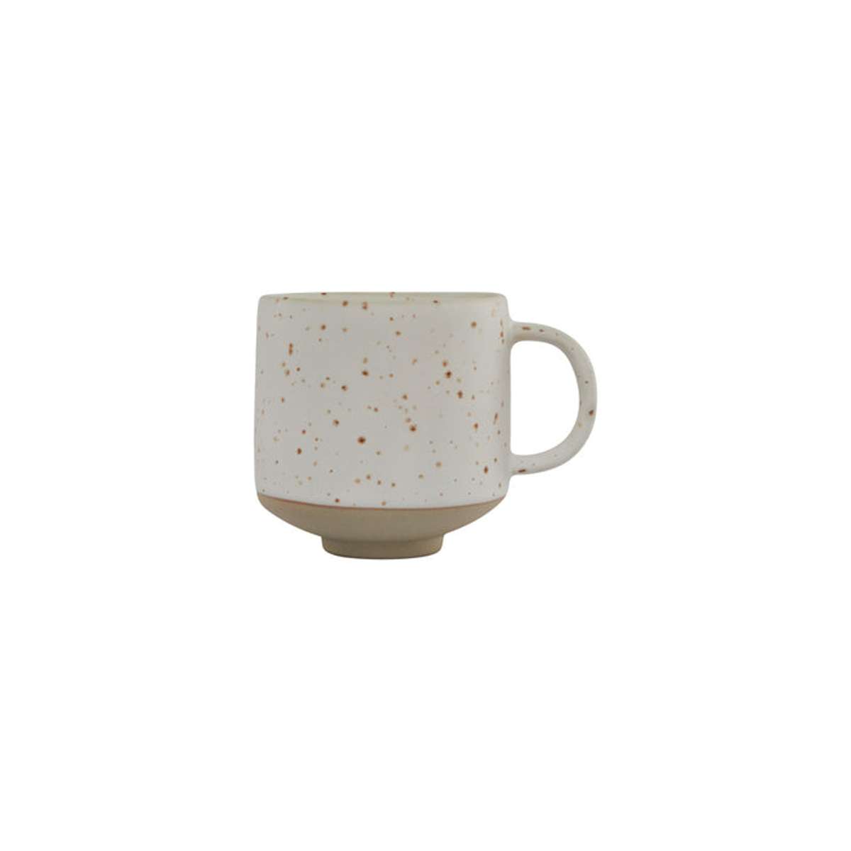 Tasse blanc en grès Ø8xH8,5cm Tasse blanc en grès Ø8xH8,5cm