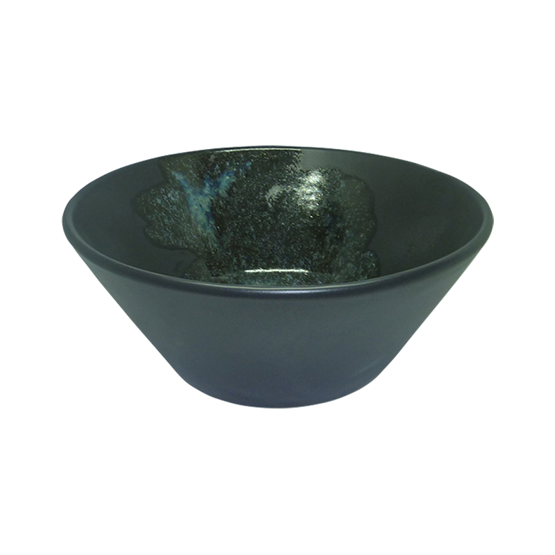Saladier céramique conique gris 21 cm