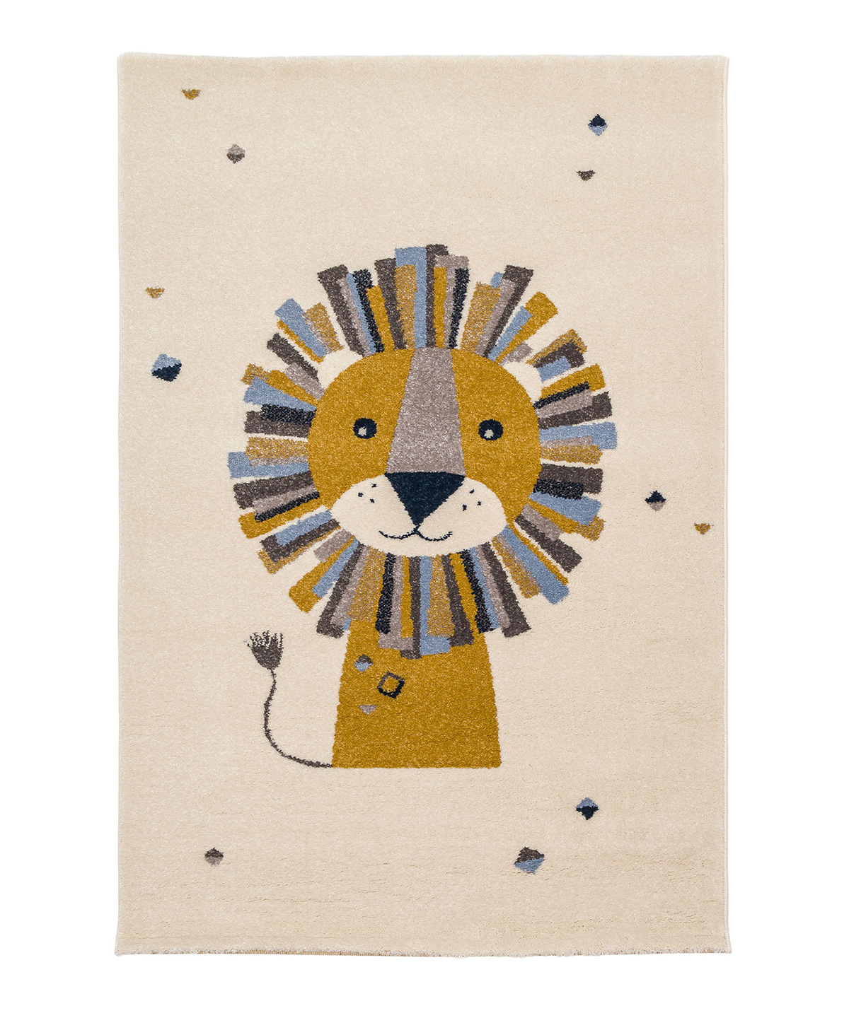 Tapis enfant lion multicolore 120x170