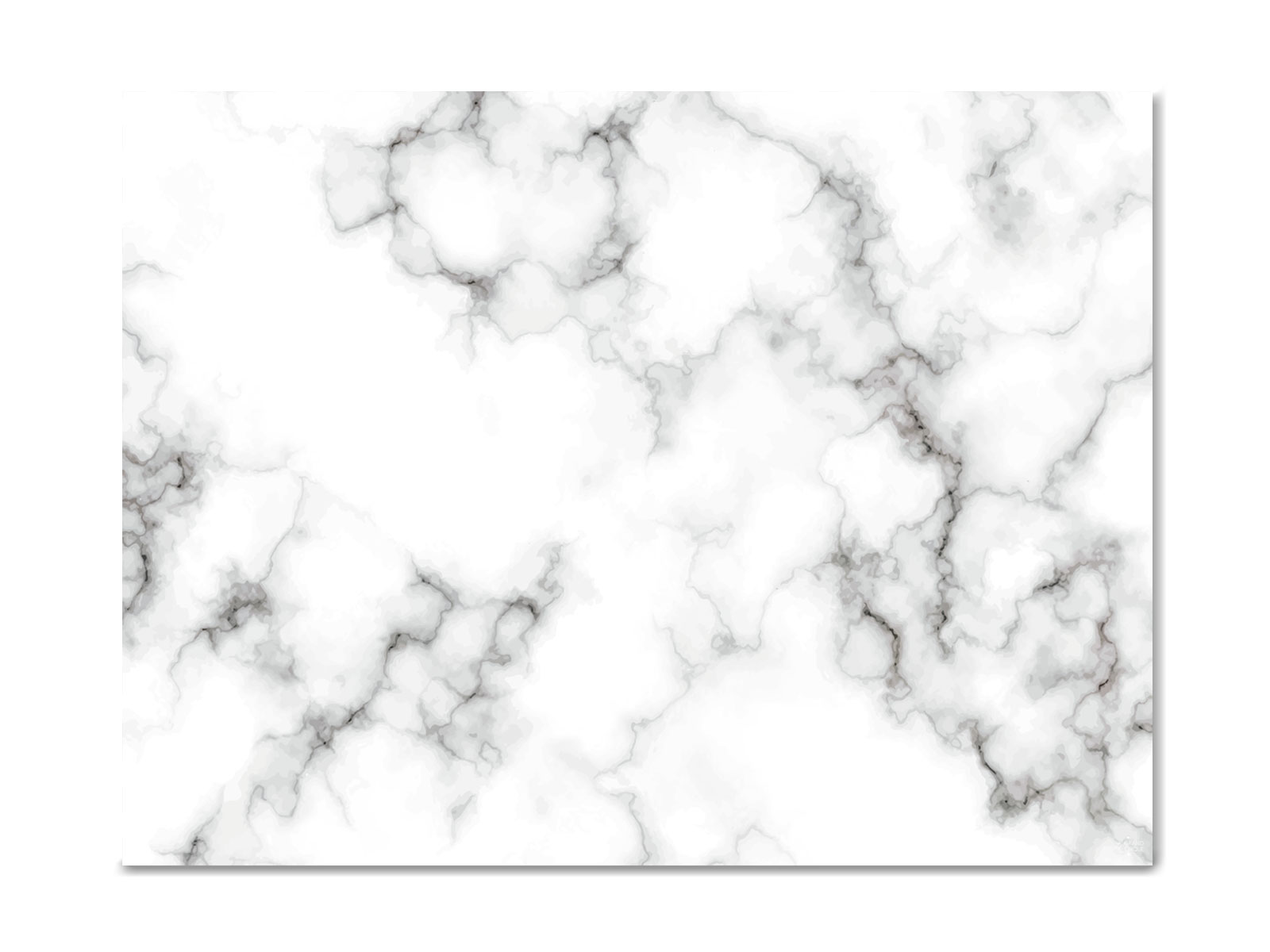Set de table marbre blanc 36x48cm