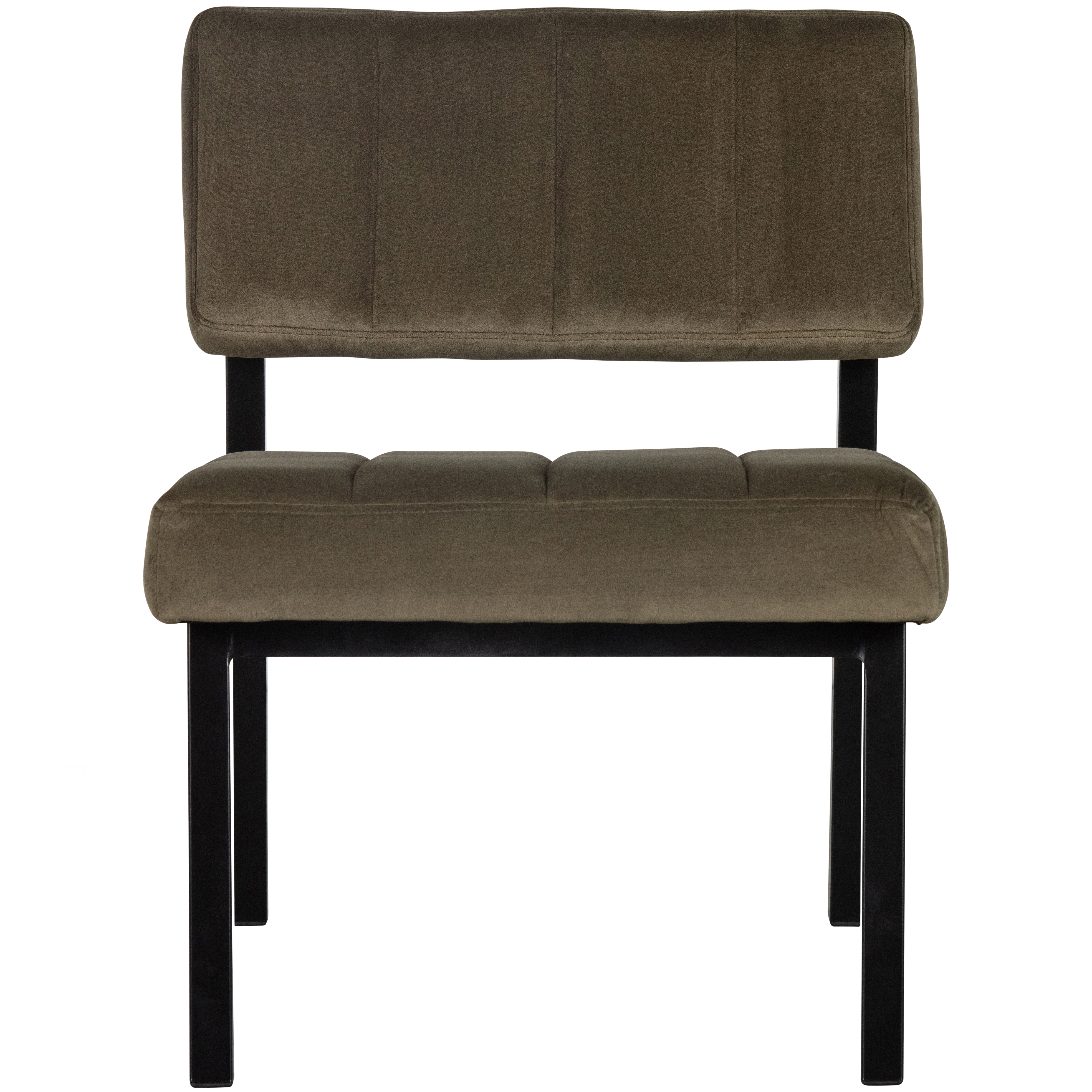 Fauteuil design en velours vert Fauteuil design en velours vert