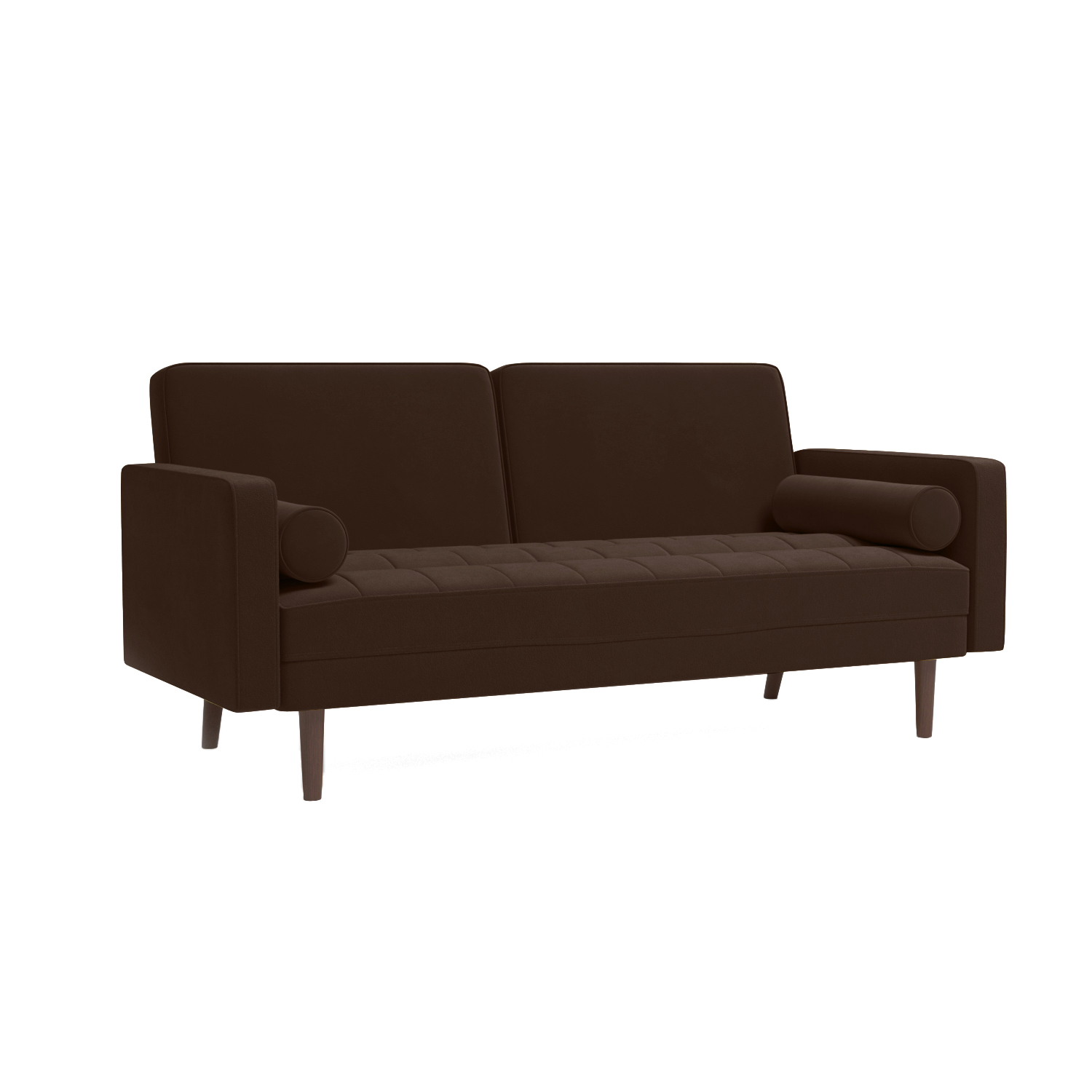 Canapé droit 2 places Velours Luxe Contemporain Confort