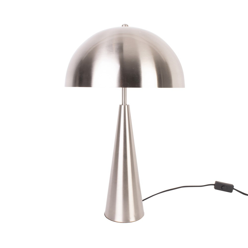 Lampe de table sublime métal argenté