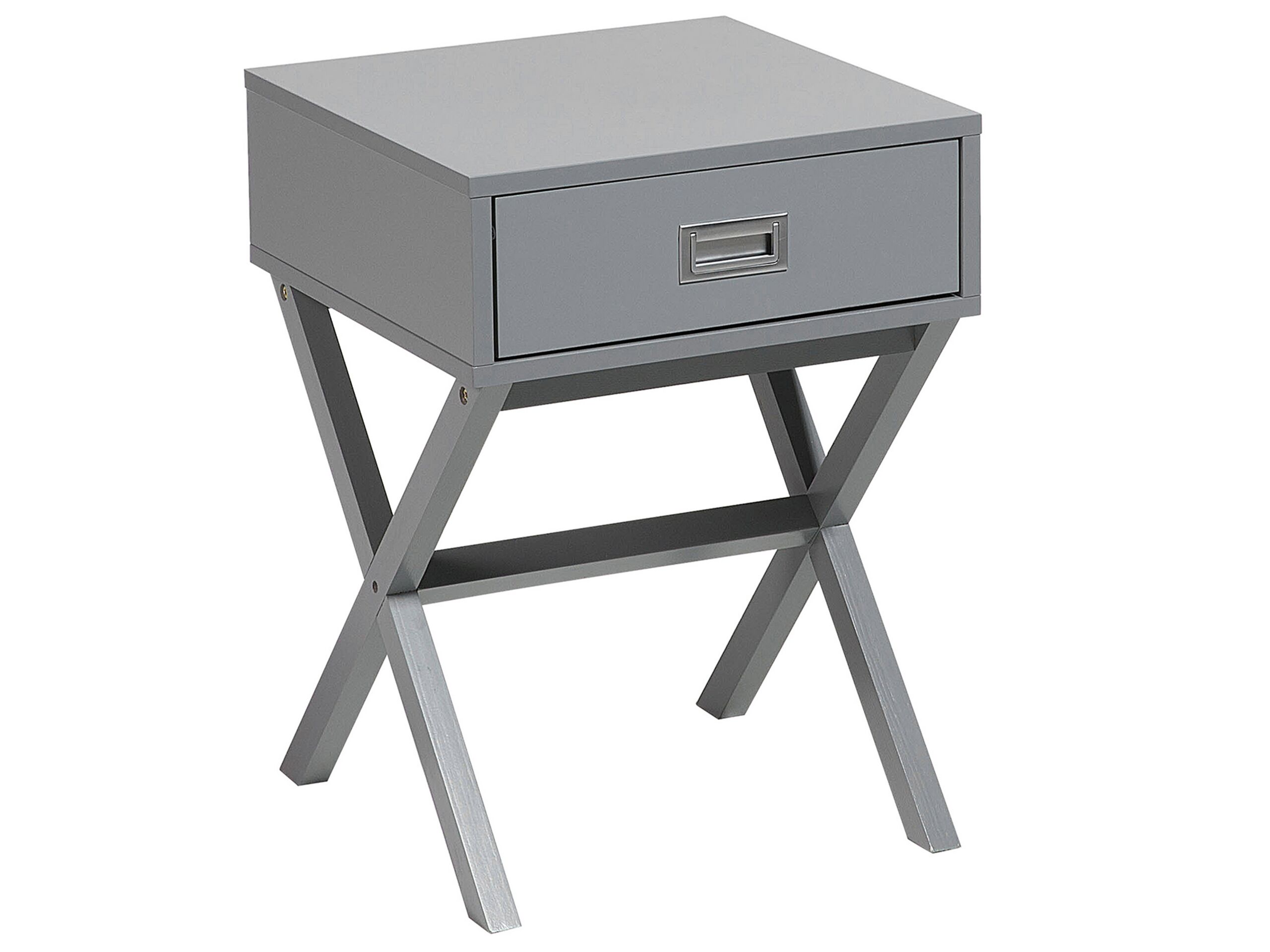 table basse grise avec tiroir