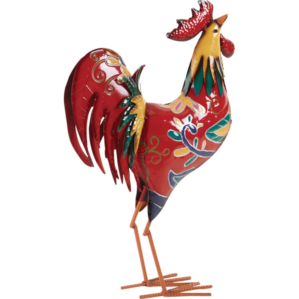 Coq en métal laqué Coq en métal laqué