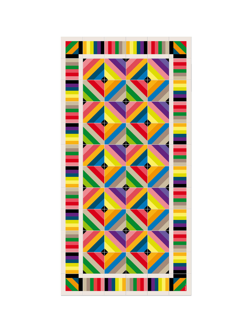 Tapis en vinyle Tamarit multicouleur 60x120 Tapis en vinyle Tamarit multicouleur 60x120