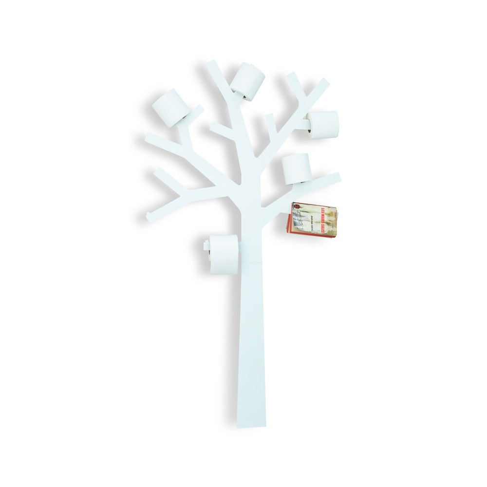 Porte papier wc arbre pqtier blanc 130x70cm