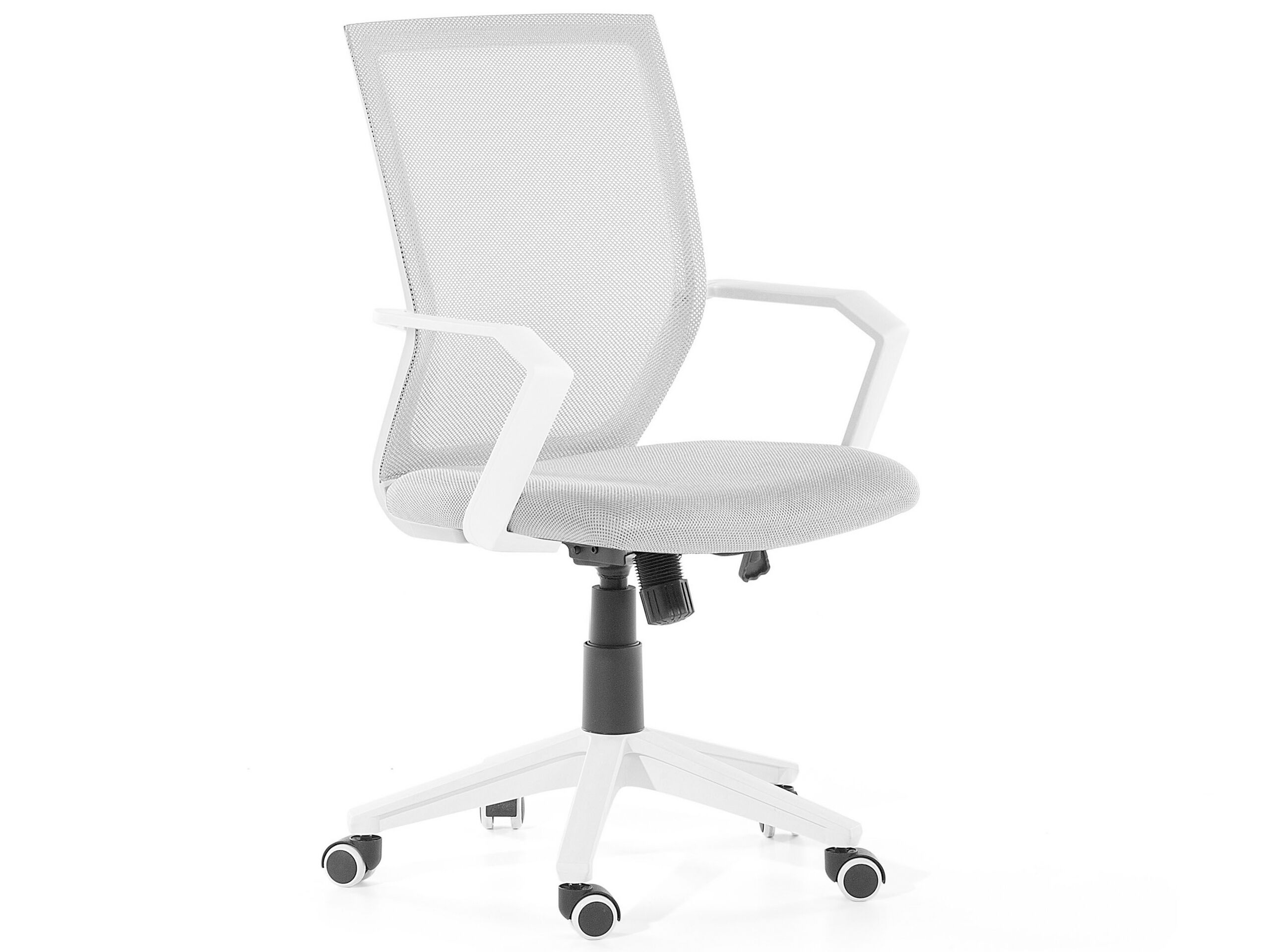 chaise de bureau grise réglable en hauteur