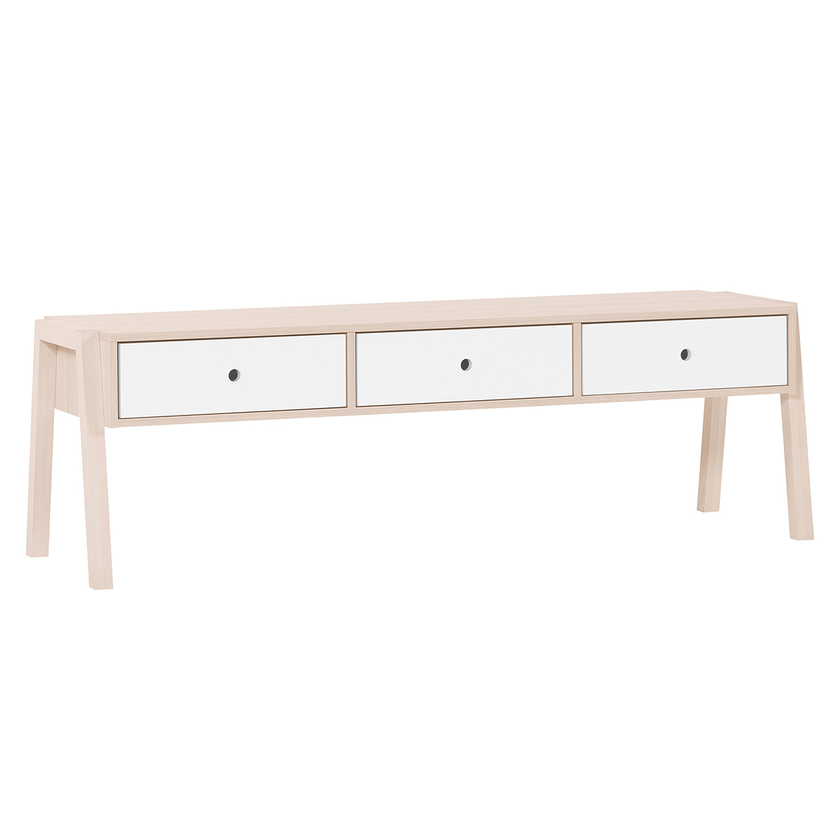 Banc 3 tiroirs blanc Banc 3 tiroirs blanc