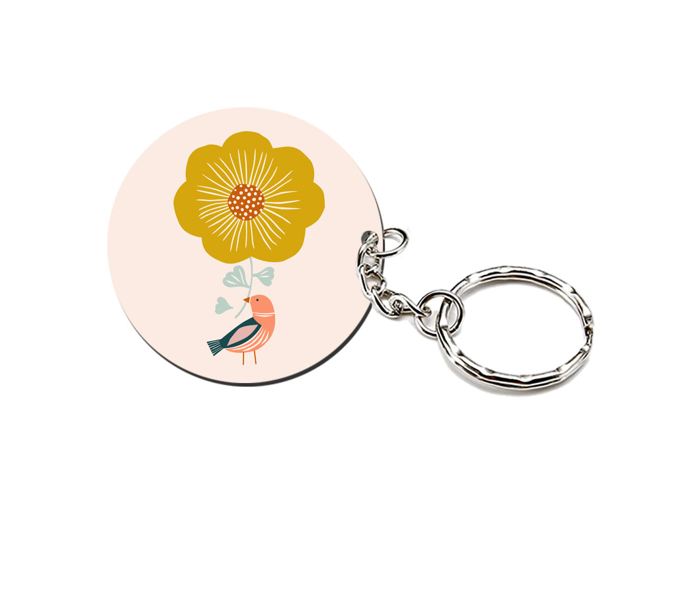 Porte-cle en bois oiseau Porte-cle en bois oiseau