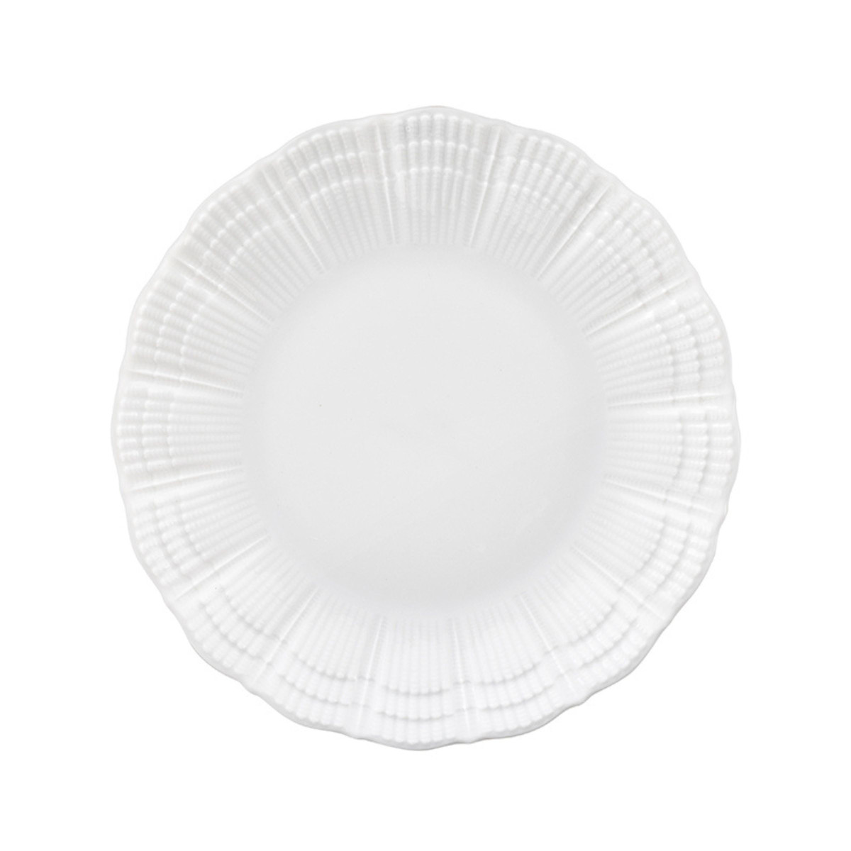 Service vaisselle, plats, assiettes, en porcelaine - 18 pièces - couleur  crème- SANCHA