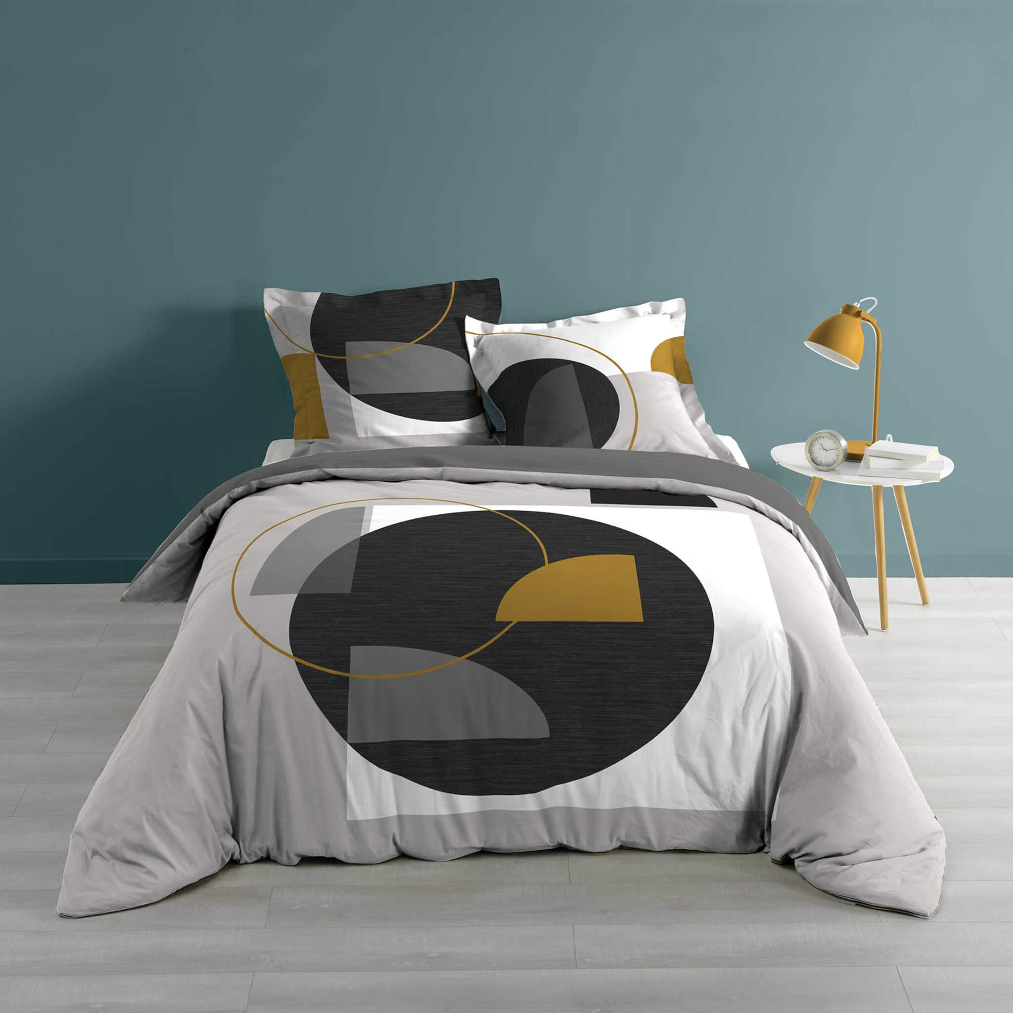 Housse de couette 240x260 coton + 2 taies Housse de couette 240x260 coton + 2 taies