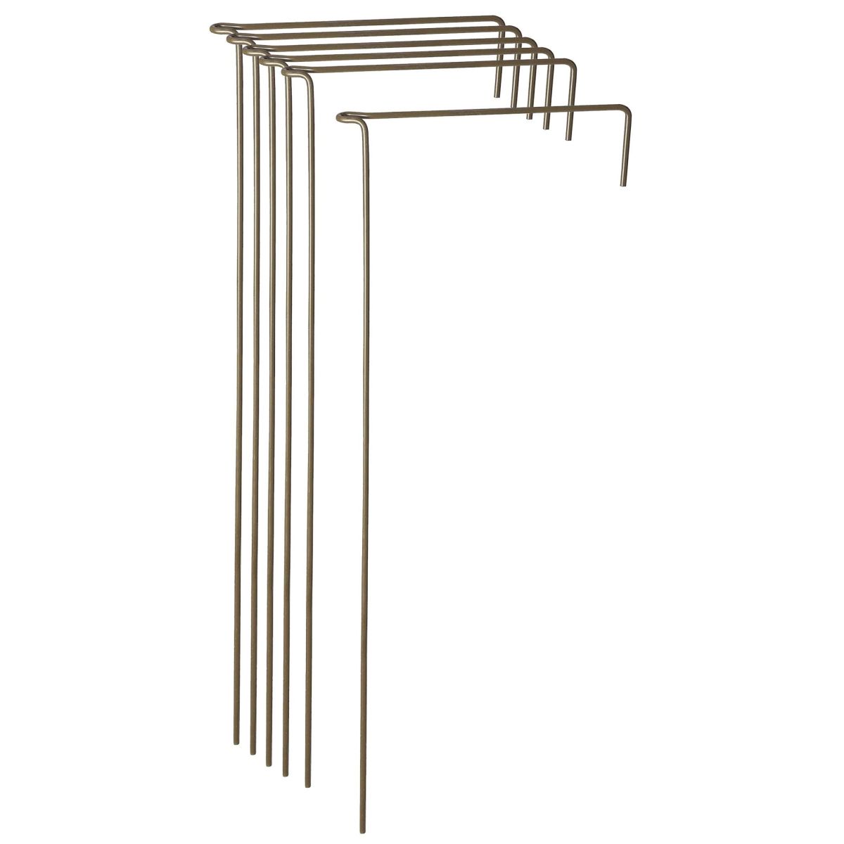 Support à plantes en acier (lot de 6) 75 cm